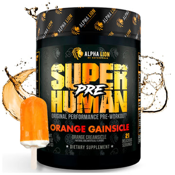 ALPHA LION Superhuman Pre Workout Powder, Beta Alanine, L-Taurine & Tri-Source ALPHA LIONAu supplements