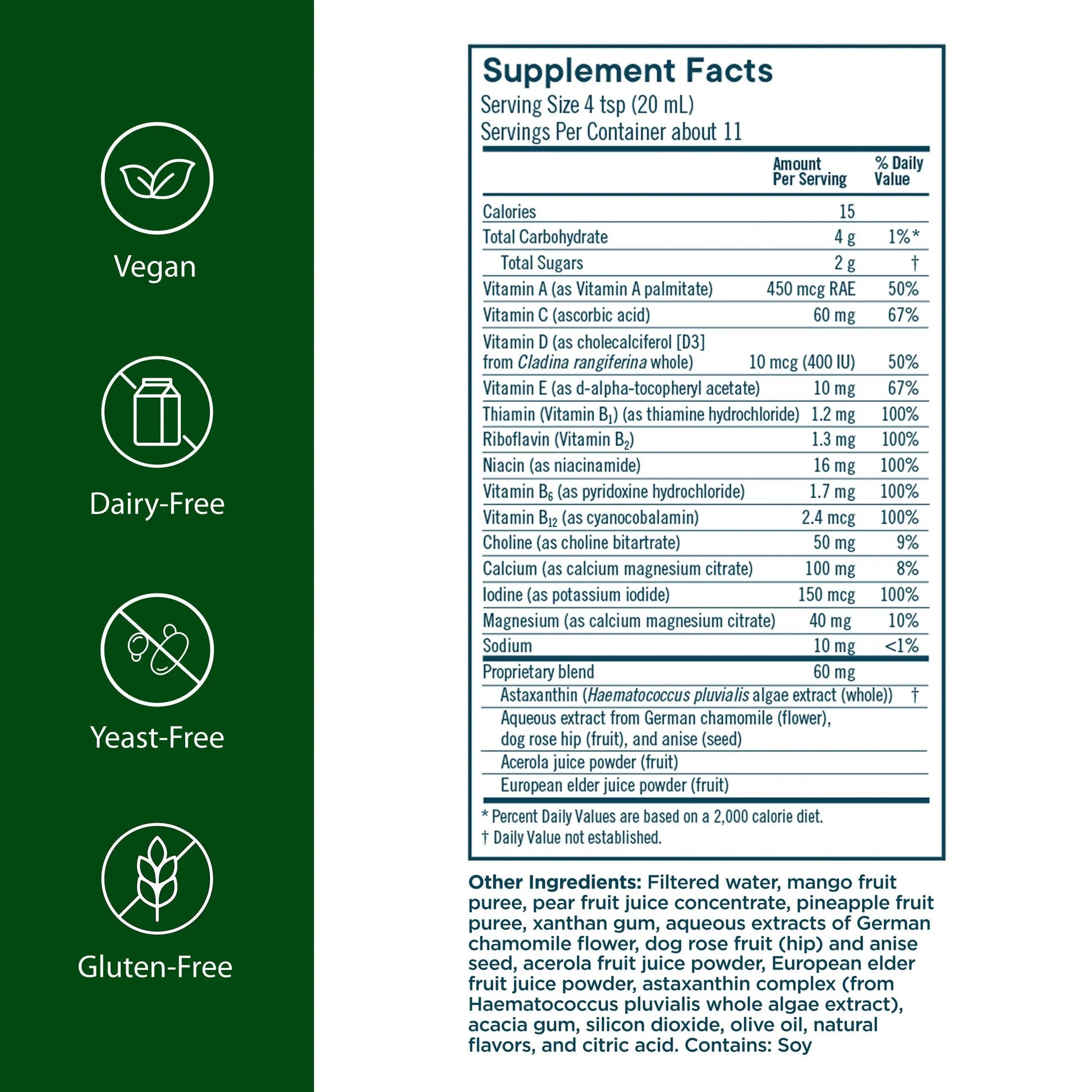 Flora - Kids Multi Essentials+, Liquid Multivitamin Formula, 13 Essential Vitamins & Minerals, 7.6 Fl Oz FloraAu supplements