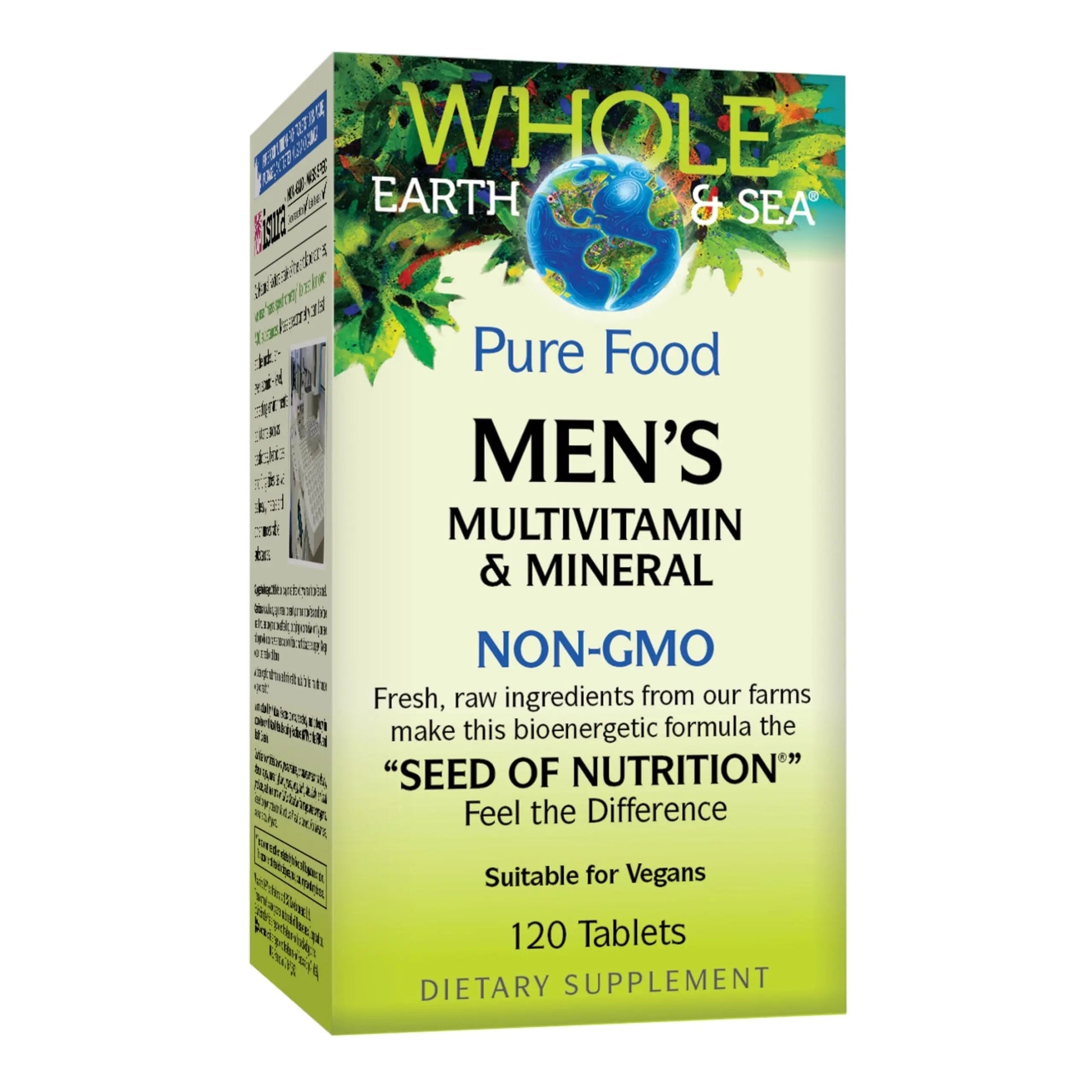 Natural Factors Whole Earth & Sea Men's Multivitamin s& Mineral, 1 Serving Contains Nutrition Equivalent to ½ lb of Veggies, 120 Tablets Natural FactorsAu supplements