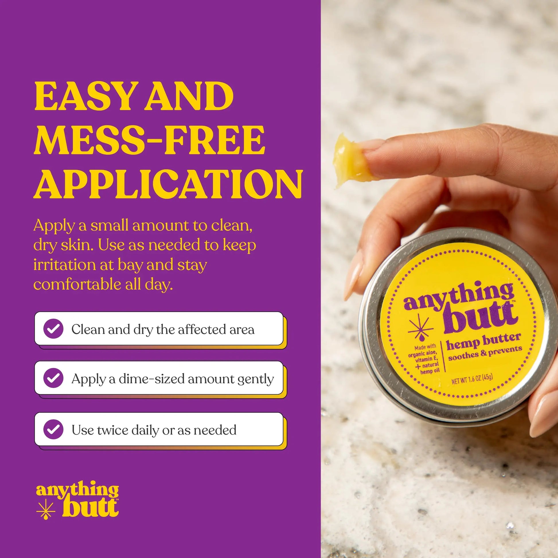 All-Natural Hemorrhoid Cream, Herbal Balm, Soothes Itching & Discomfort - Itch Hemorrhoid Soother Moisturizes for Itching, Rashes, Dryness, and Chafing Anything ButtAu supplements