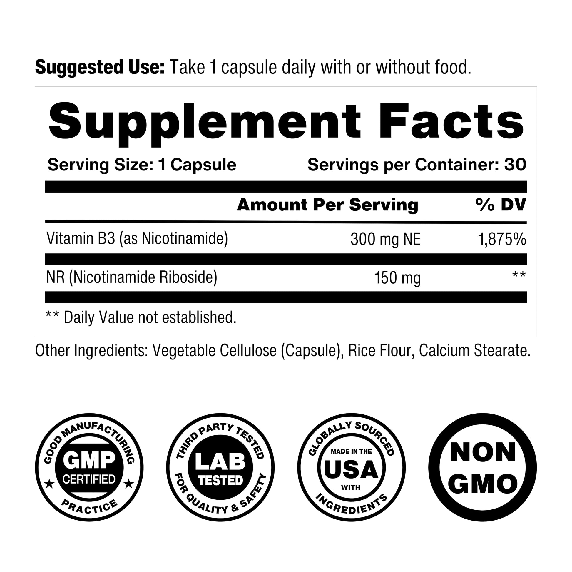 Celly NAD Booster | Longevity Supplement for Healthy Aging with NR (Nicotinamide Riboside) and Nicotinamide | Promotes Cell Function & Vitality | Non-GMO & 3rd Party Tested CellyAu supplements