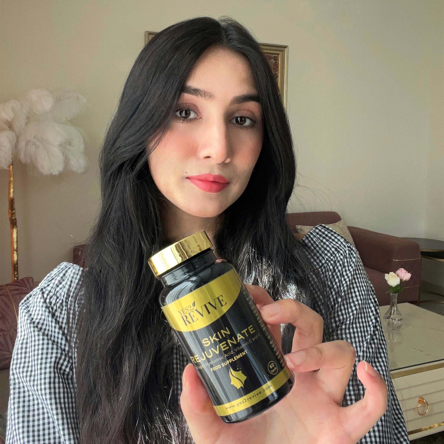 YES2 REVIVE Marine Collagen Capsules - Enhanced with Hyaluronic Acid Vitamin C & E Skin Rejuvenate YES2 REVIVEUS supplements