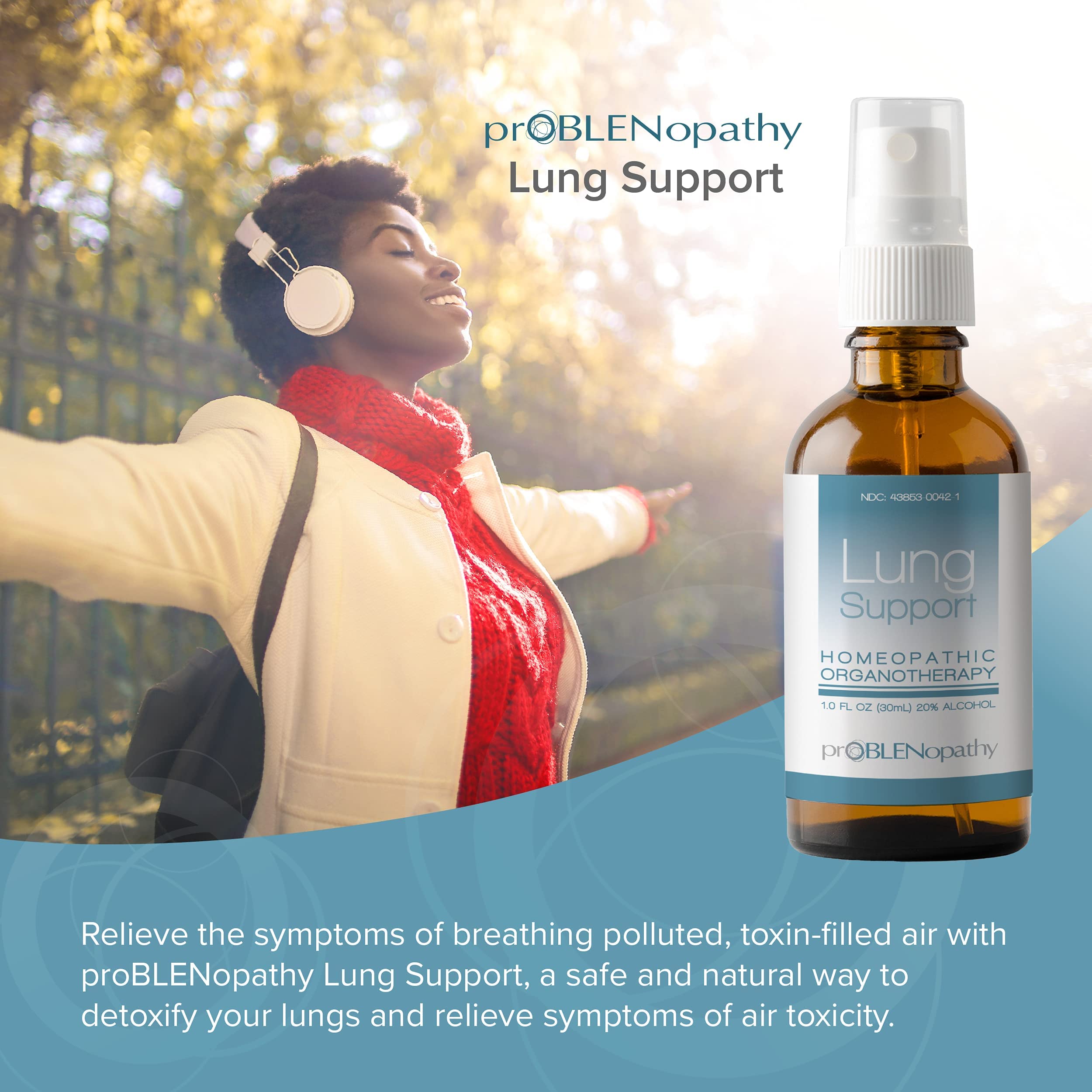 proBLENopathy Lung Support Oral Spray 30-Day Supply - Respiratory Protection & Toxin Removal proBLENopathyAu supplements
