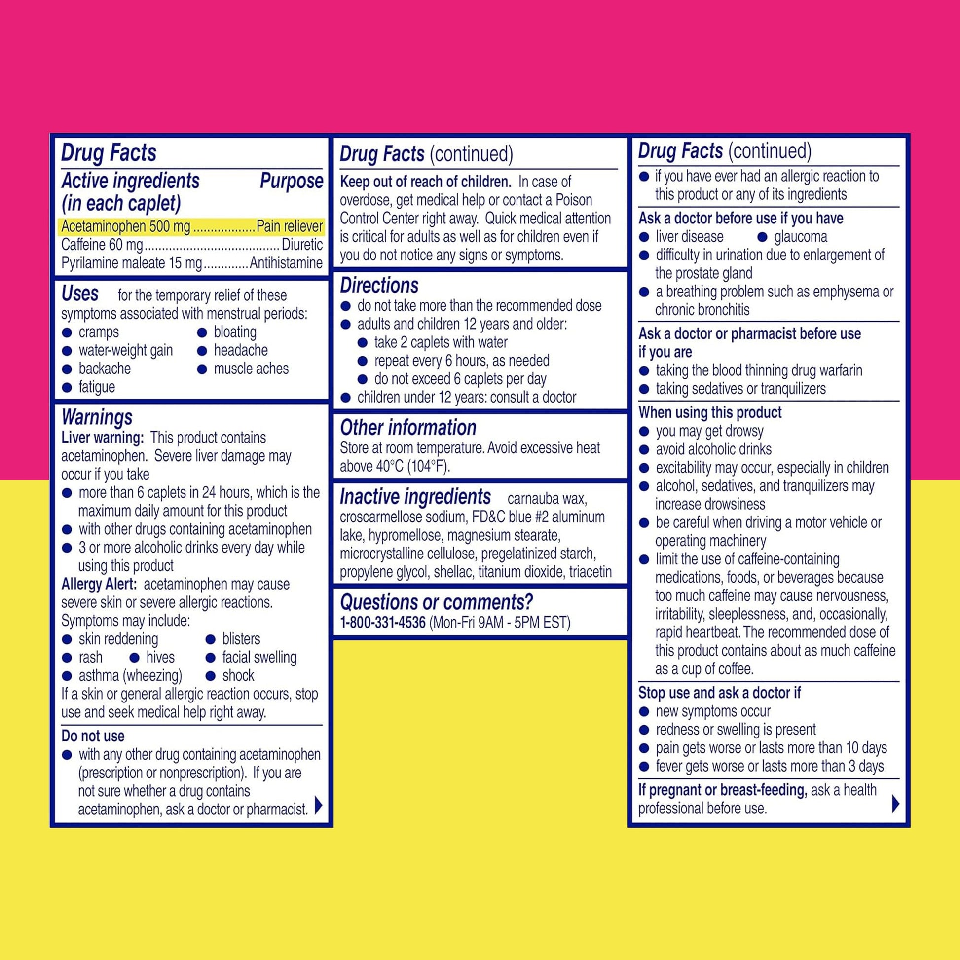 Midol Complete Menstrual Pain Relief Caplets, 40 Count - Provides Cramp, Headache, and Bloating Relief MidolAu supplements