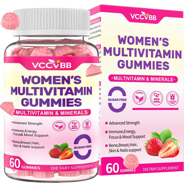 VCCVBB All-in-One Women's Multivitamin Gummies with Complete Vitamin & Mineral Complex, Herbal Blends for Energy, Overall Health VCCVBBAu supplements