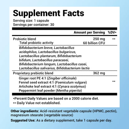 Dr. Berg 60 Billion Probiotic Supplement - Probiotics for Men & Women - Pre and Probiotics Dr. Berg NutritionalsUS supplements