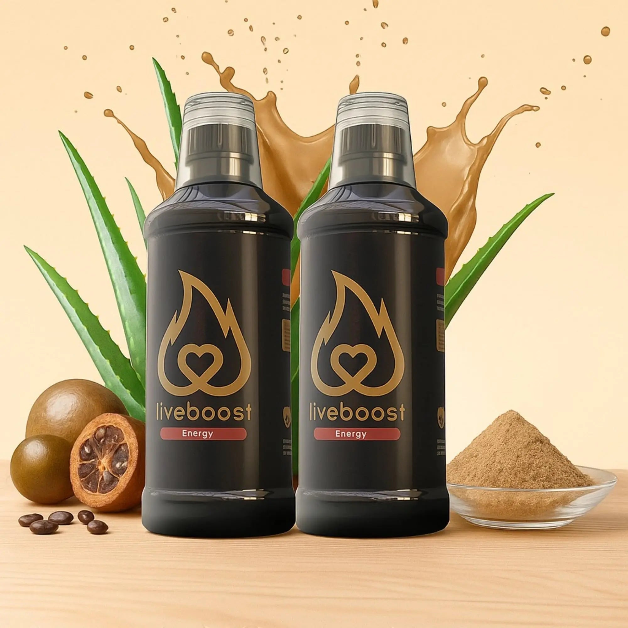 LIVEBOOST Liquid Supplement 2-Pack – Daily Energy Suppor & Wellness Formula for Men and Women – Natural Ingredients – 480ml Each LIVEBOOSTAu supplements