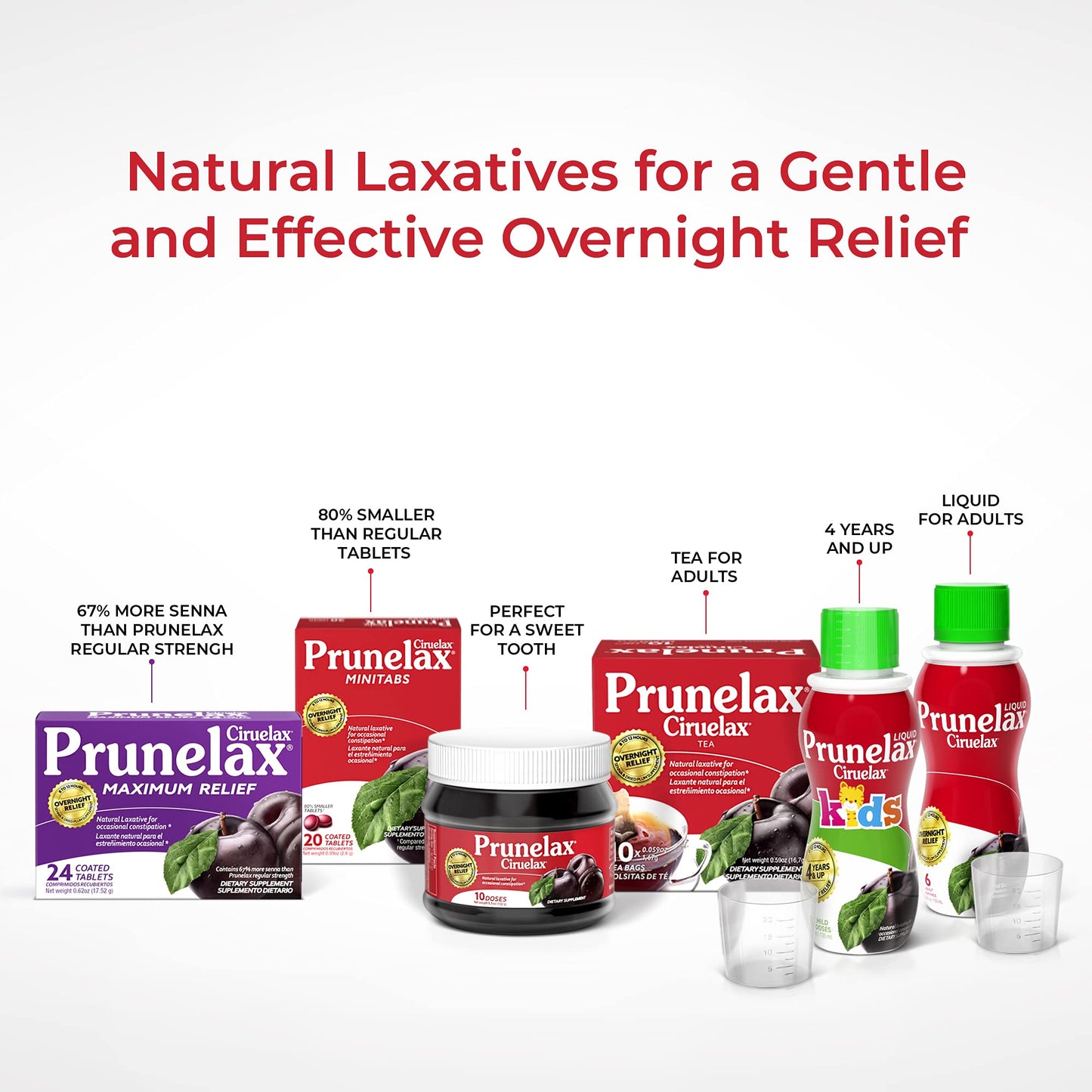 Prunelax Ciruelax Natural Laxative Regular for Occasional Constipation,Tea Bags, Prunes PrunelaxUS supplements