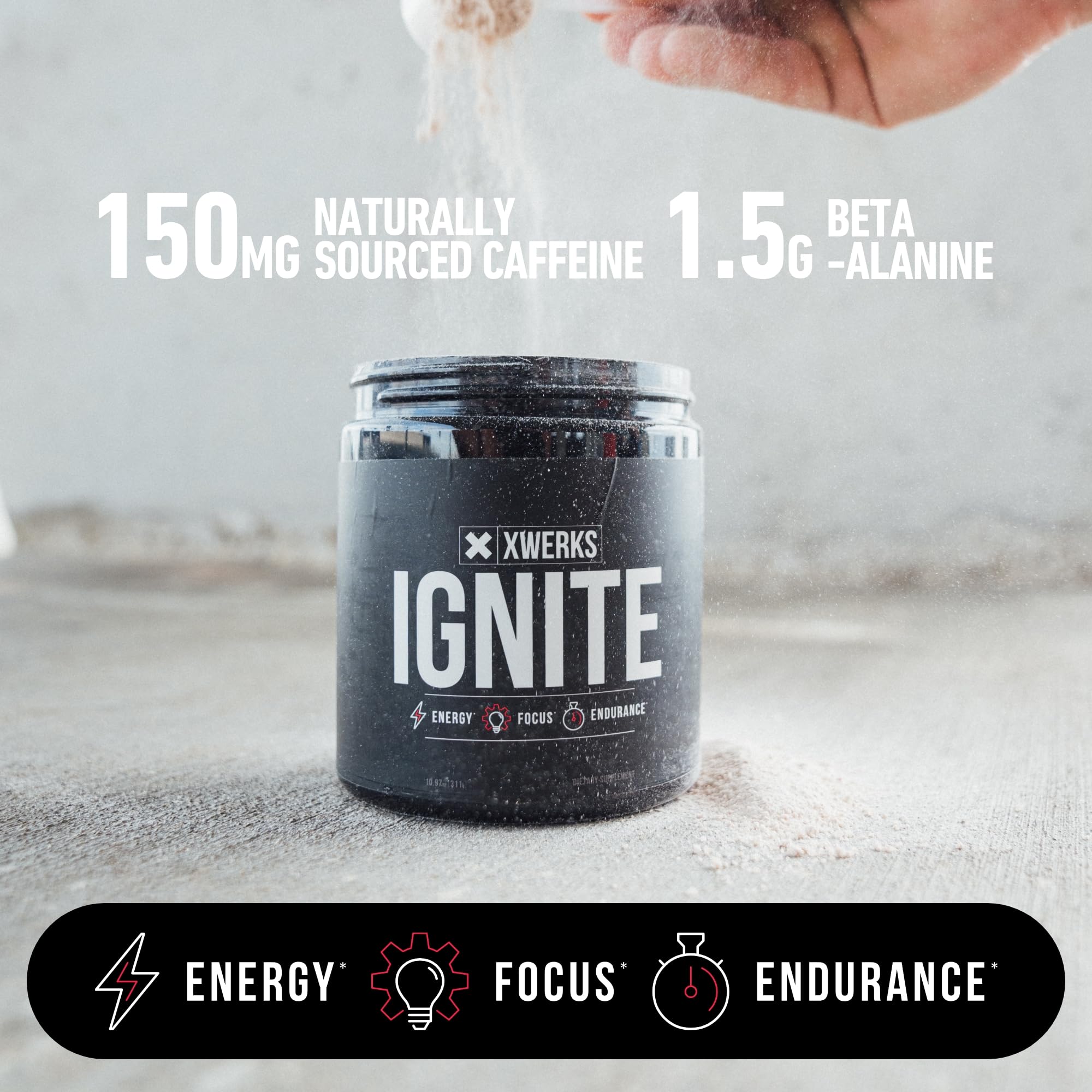 Xwerks Ignite Blue Razz Pre Workout Powder - Best Natural Keto Pre-Workout for Women XwerksAu supplements