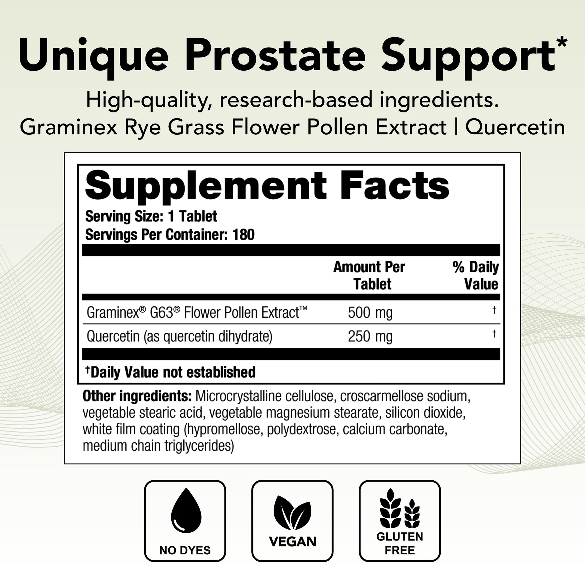 Theralogix Prostate PQ - Rye Grass Pollen Extract & Quercetin Supplement - 90-Day TheralogixUS supplements