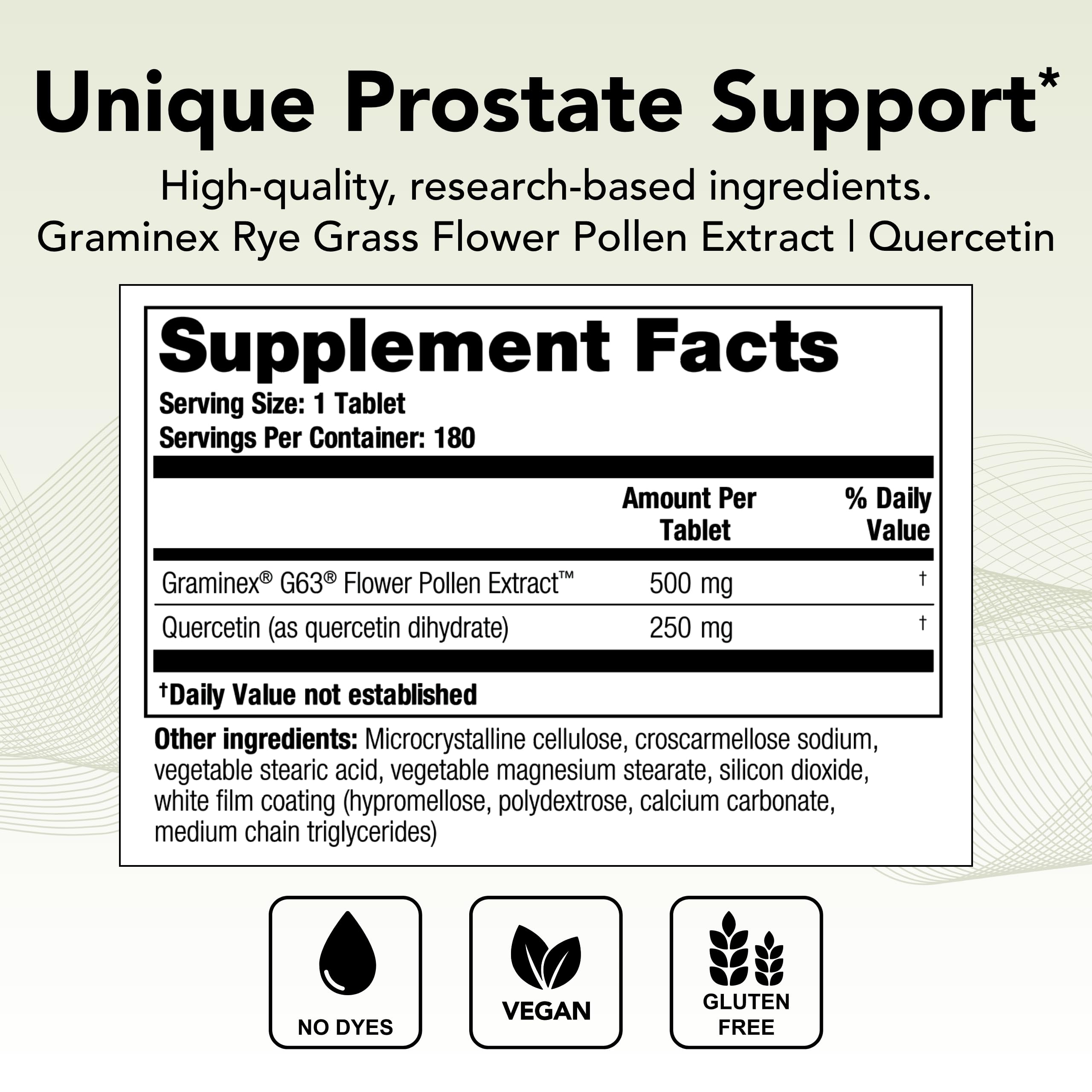Theralogix Prostate PQ - Rye Grass Pollen Extract & Quercetin Supplement - 90-Day TheralogixUS supplements