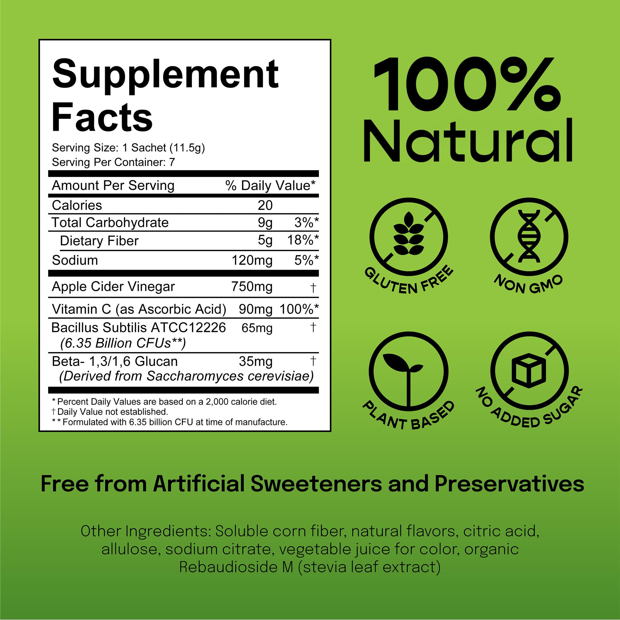 SUU Tribiotics - Prebiotic & Probiotic Drink Mix Packets for Gut Health & Digestive Health | Daily Probiotic, Cutting Mix & Immunity Supplement with Energy Support | Tangerine Orange (7-Pack) SUUAu supplements