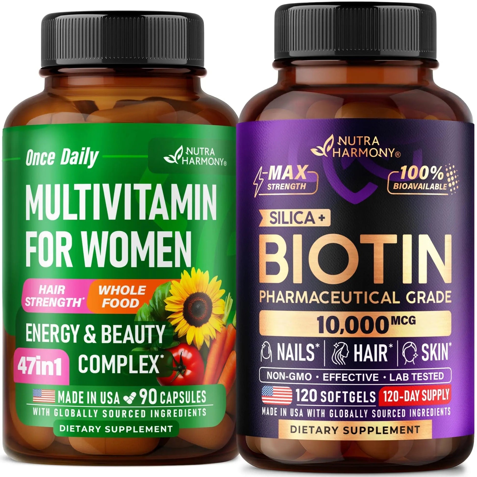 NUTRAHARMONY Multivitamins for Women & Biotin Softgels NUTRAHARMONYAu supplements