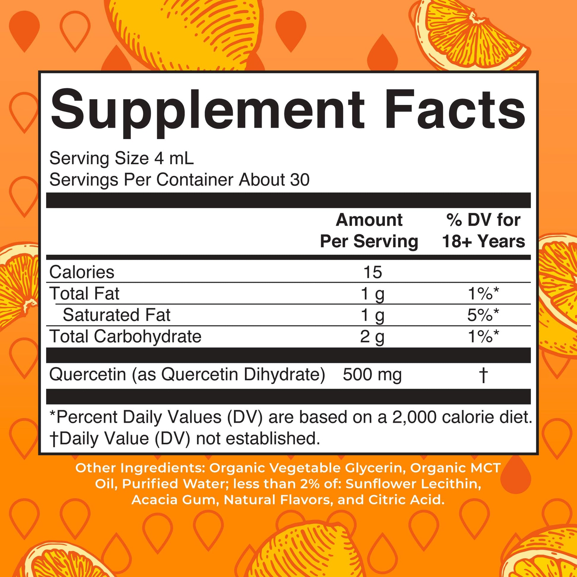 MaryRuth Organics Quercetin Liquid Drops | Sugar Free | 500mg for Adults 18 & Over | Cardiovascular Health for Adults | Bioflavonoid | Vegan | Non-GMO | Gluten Free | 4 Fl Oz MARYRUTH'SUS supplements