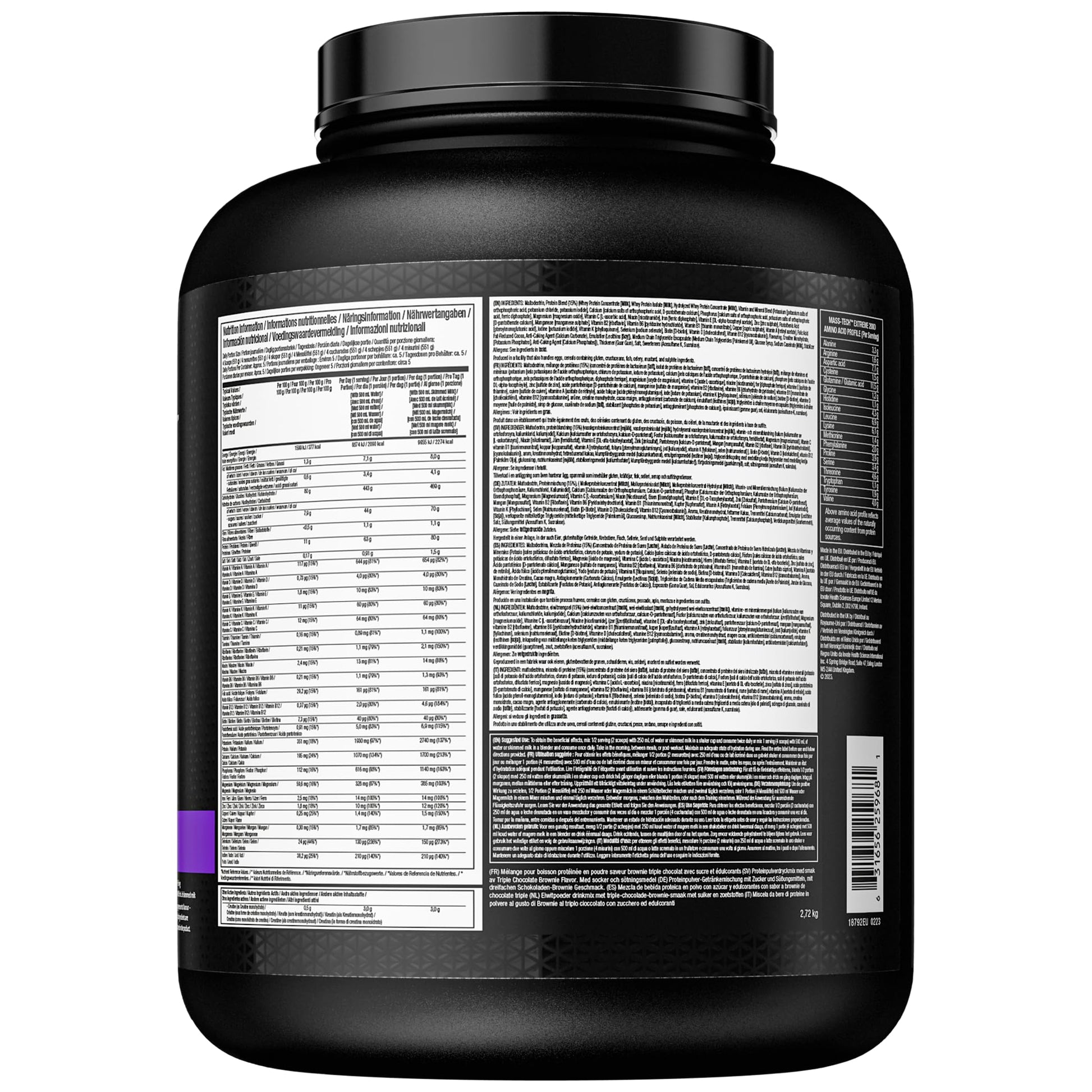 MuscleTech MassTech Extreme Protein Powder, Weight & Muscle Mass Gainer, Whey Mass Protein Powder MuscletechAu supplements
