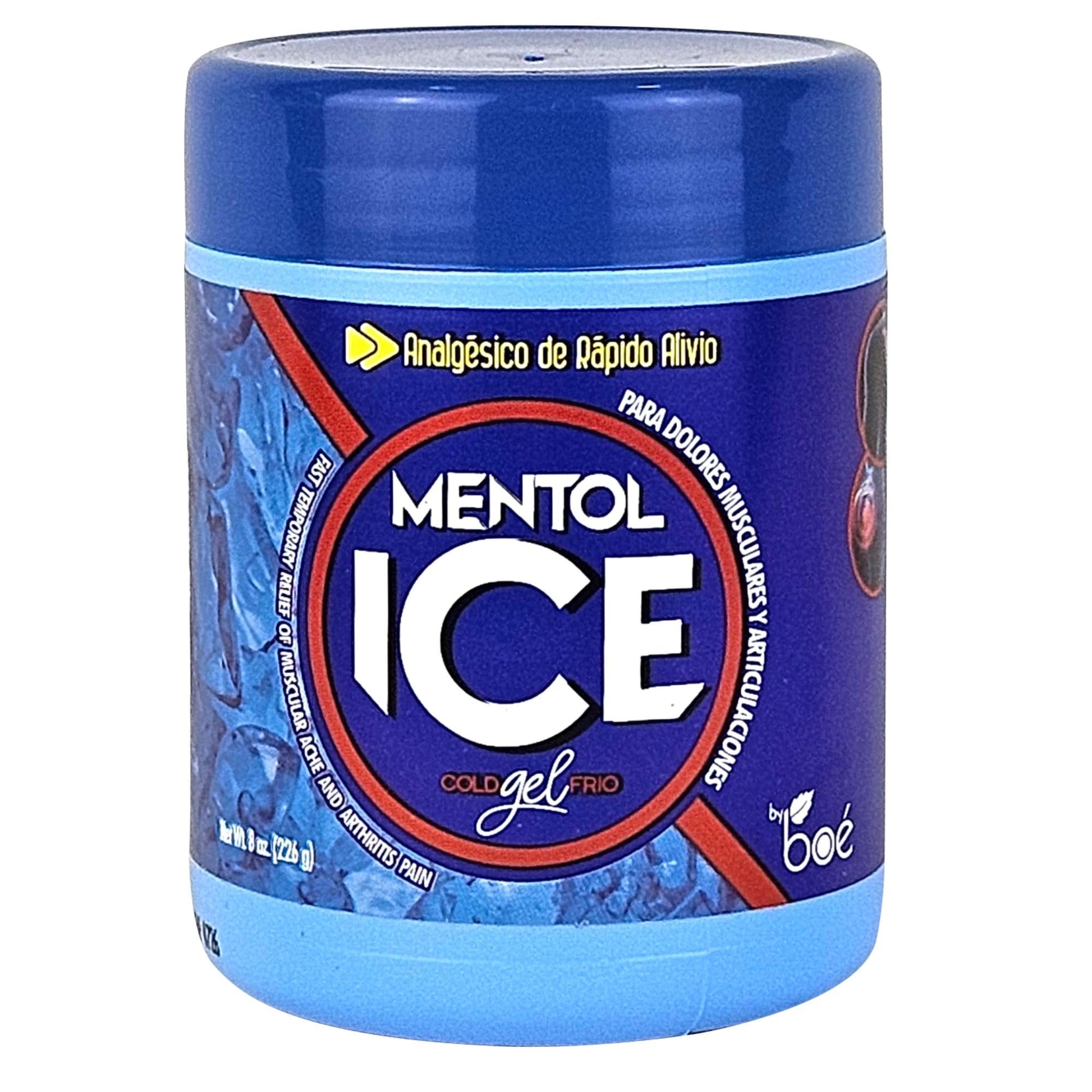 BOÉ COSMETICS Mentol Ice Cold Gel 8 oz (2 Pack) Pain Relief Gel for Muscles & Joints – Fast-Acting Analgesic for Arthritis, Back Pain, Cramps, Sprains & Headaches – Non-Greasy & Quick Absorption BOÉ COSMETICSAu supplements