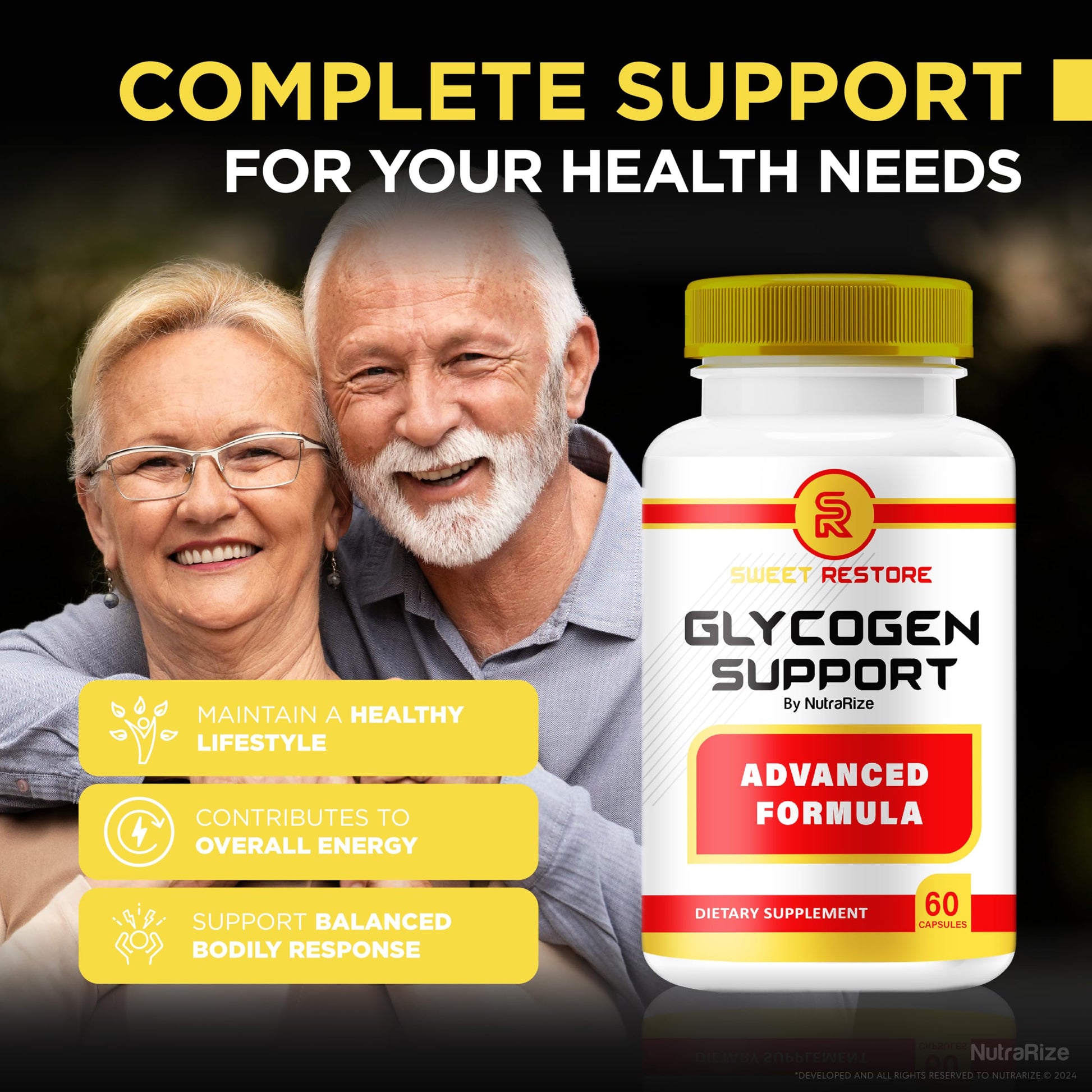 NutraRize (Pack of 3 Sweet Restore Glycogen Support, Joint Support, Official Glycogen Support Capsules, Joint Support Formula Blood Vessel Cleaner Reviews (180 Capsules) NutraRizeAu supplements