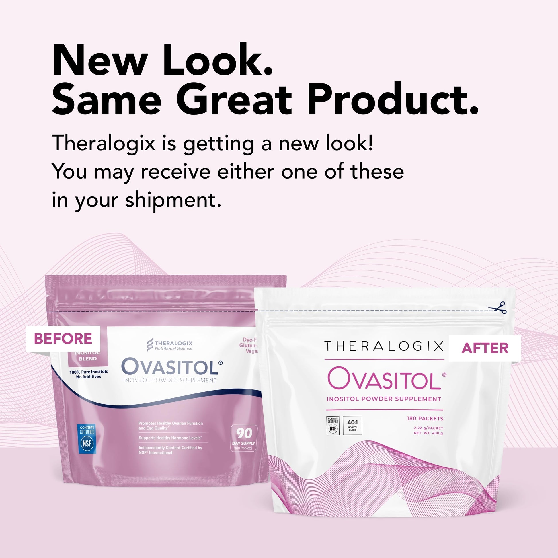 Theralogix Ovasitol Inositol Powder Packets - 180 Servings - Myo-Inositol TheralogixUS supplements