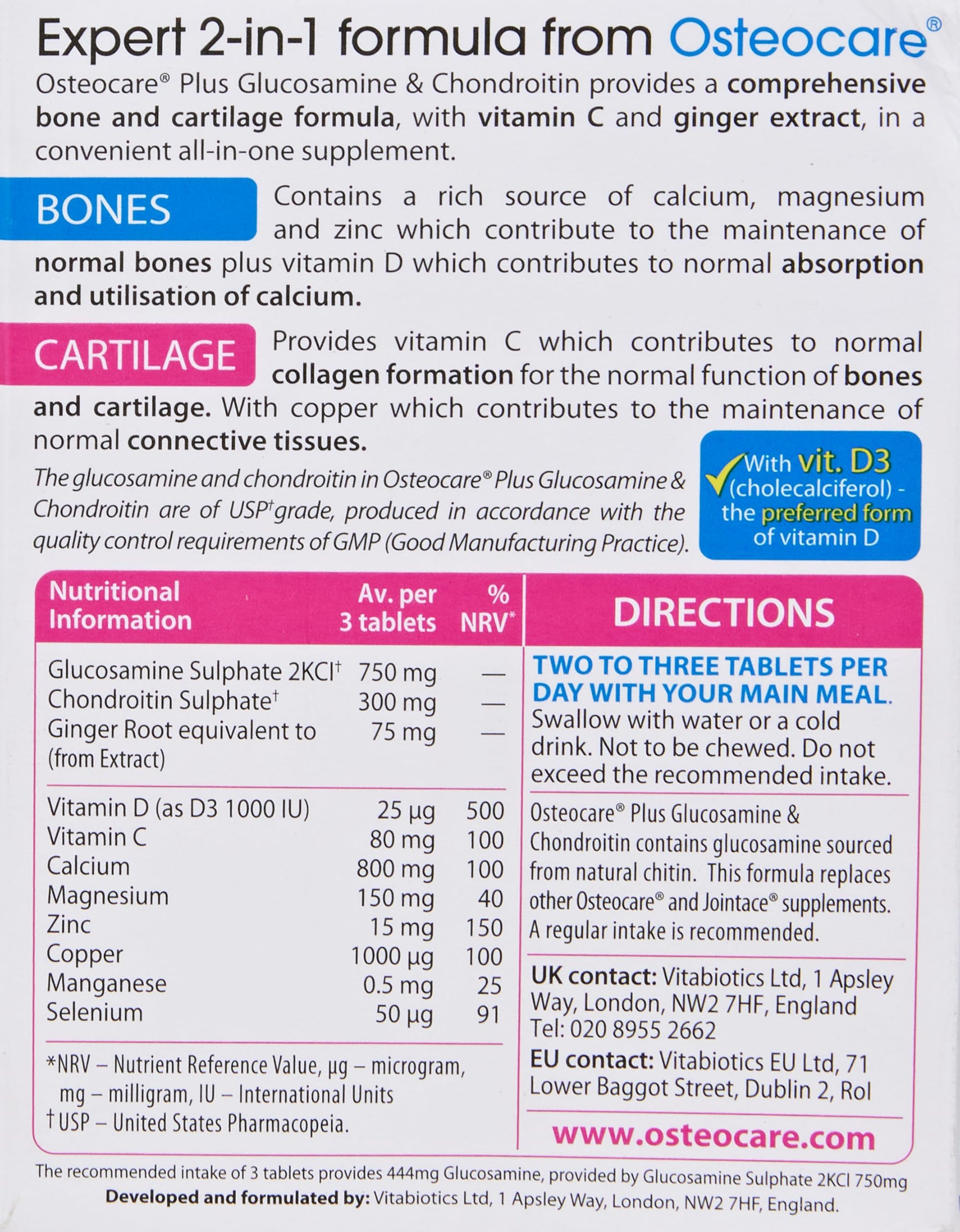 Vitabiotics Osteocare Joint VitabioticsAu supplements