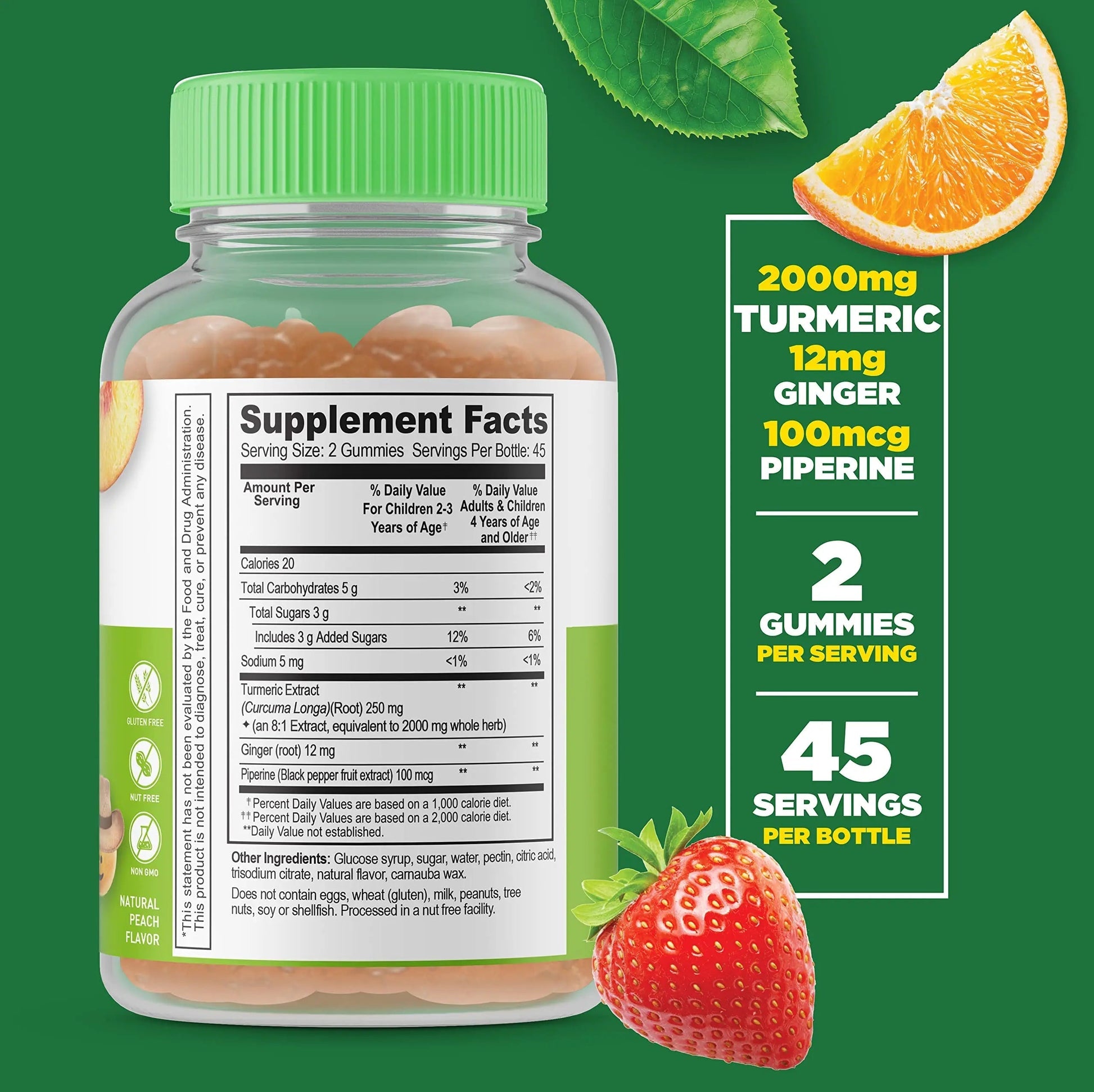 Lifeable Turmeric Curcumin Kids + Multivitamin Kids, Gummies Bundle - Great Tasting, Vitamin Supplement LifeableAu supplements