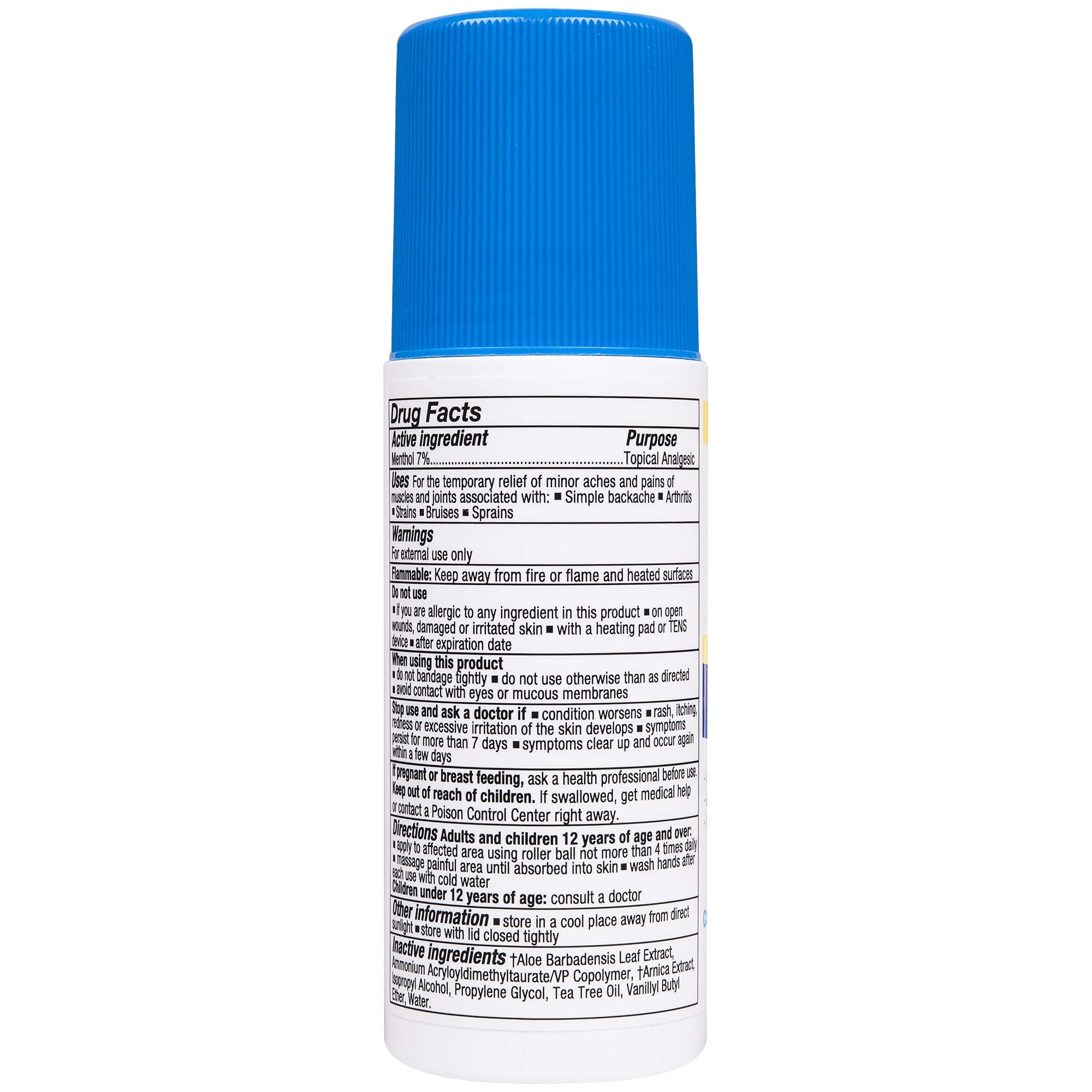 Zim's Max-Freeze Pro Formula Roll-on, 3Count Zim’s MaxAu supplements