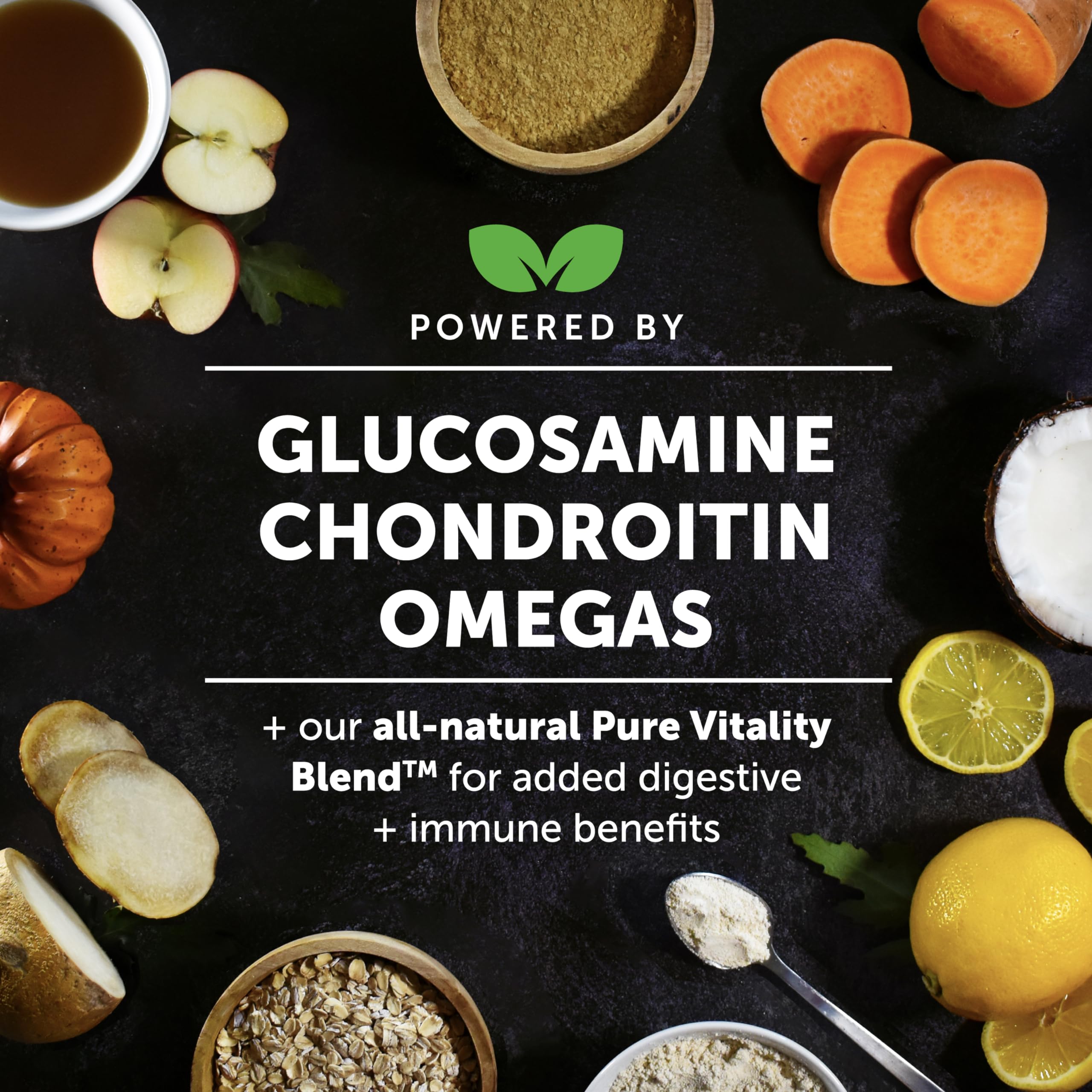 Hemp Hip & Joint Supplement for Dogs - Hemp Oil & Powder - Glucosamine Chondroitin for Dogs, Turmeric, MSM, Green-Lipped Mussel, Supports Mobility, May Reduce Discomfort (Bacon) Pet HonestyAu supplements
