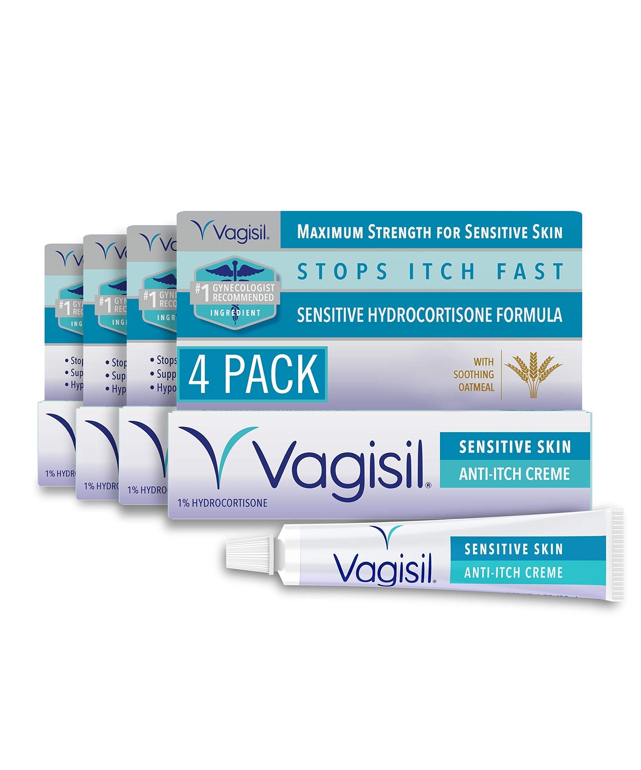Vagisil Maximum Strength Feminine Anti-Itch Cream for Women, Sensitive Skin Formula VagisilAu supplements