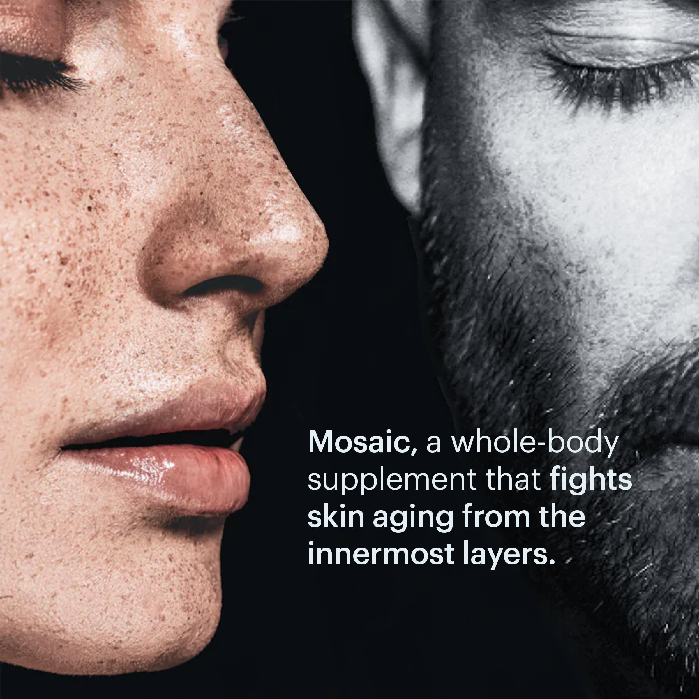 ELYSIUM Mosaic - Hyaluronic Acid Supplement - Clinically Proven - Fights Fine Lines & Skin Aging - Collagen Supplement - 30-Day Supply (Vegan Softgels) ELYSIUMUS supplements