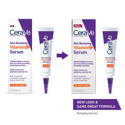 CeraVe Vitamin C Serum with Hyaluronic Acid | Skin Brightening Serum for Face CeraVeUS supplements