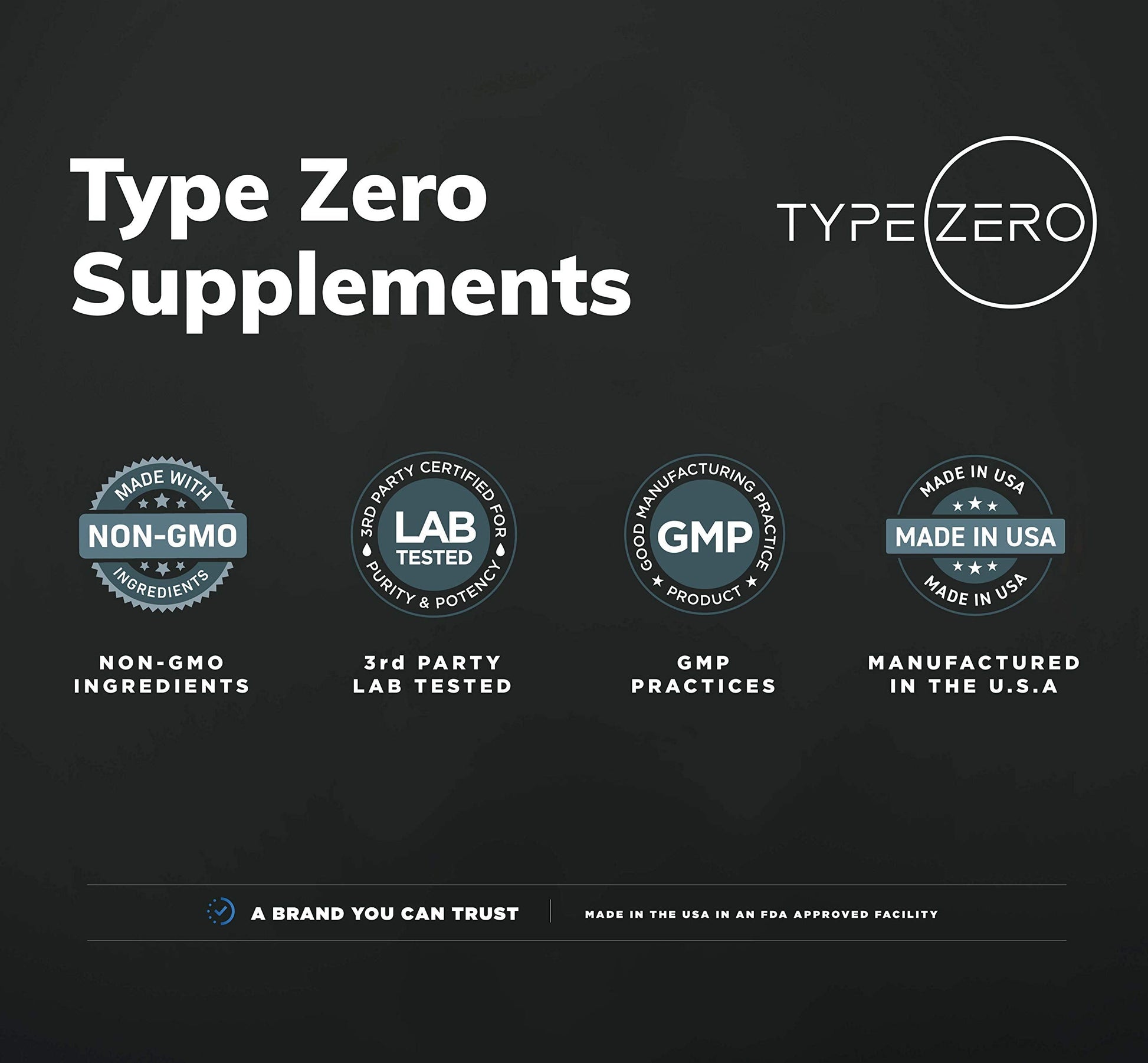 Type Zero Ultra Clean Alpha GPC Choline Supplement (600mg | 90 Capsules) Soy Free, Non-GMO Nootropics Alpha GPC 600mg / 300mg; Alpha-GPC Brain Memory and Focus Supplements Type ZeroUS supplements