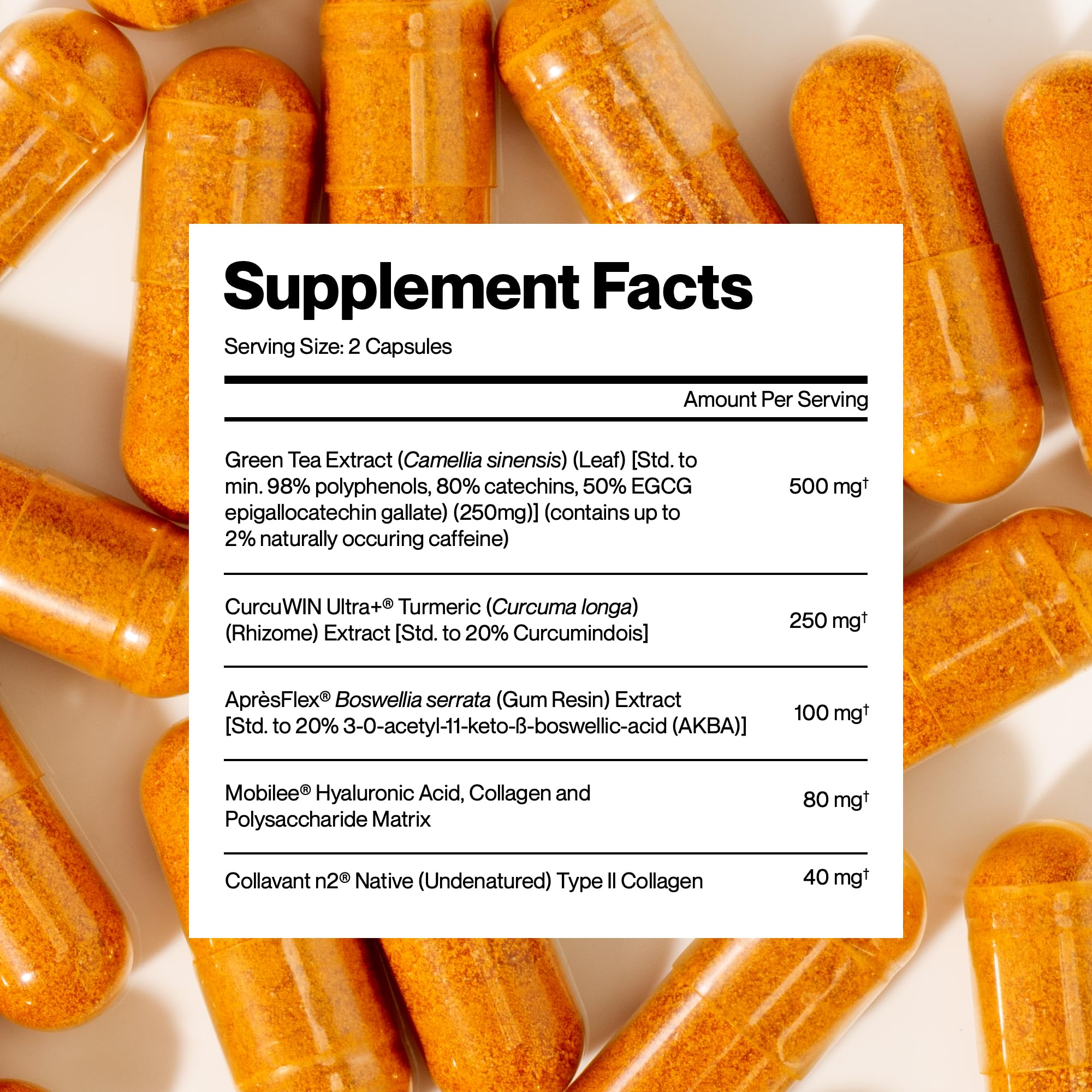 PUREFUNCTION Collagen Repair Joint Support Supplement - Boswellia, Turmeric, Hyaluronic Acid, EGCG, and Undenatured Collagen for Joint Maintenance and Repair - 60 Capsules PUREFUNCTIONAu supplements