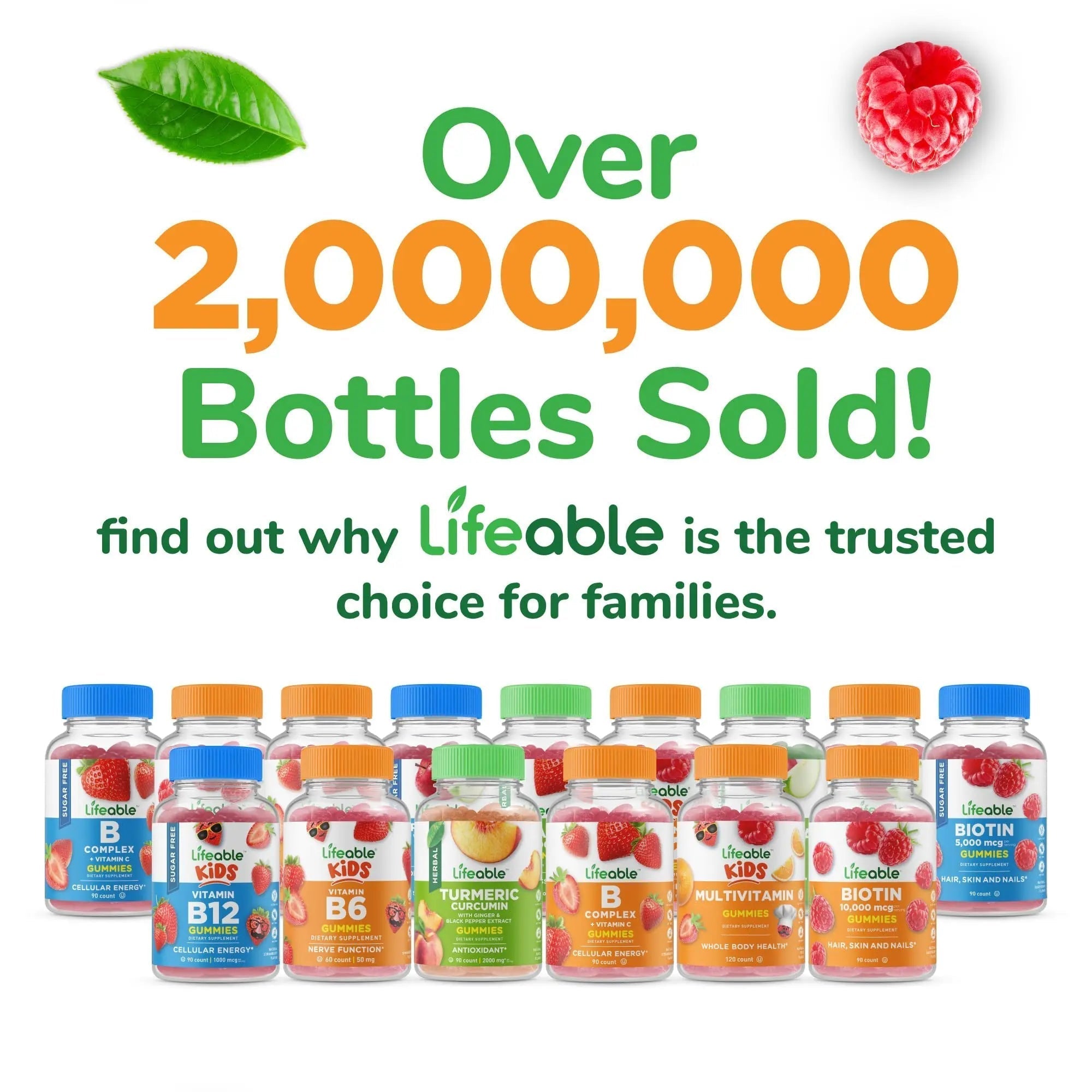 Lifeable Sugar Free Multivitamin for Men Gummies | with Iron and 18 Essential Vitamins and Minerals | Sugar Free Vitamins | 90 Gummies LifeableAu supplements