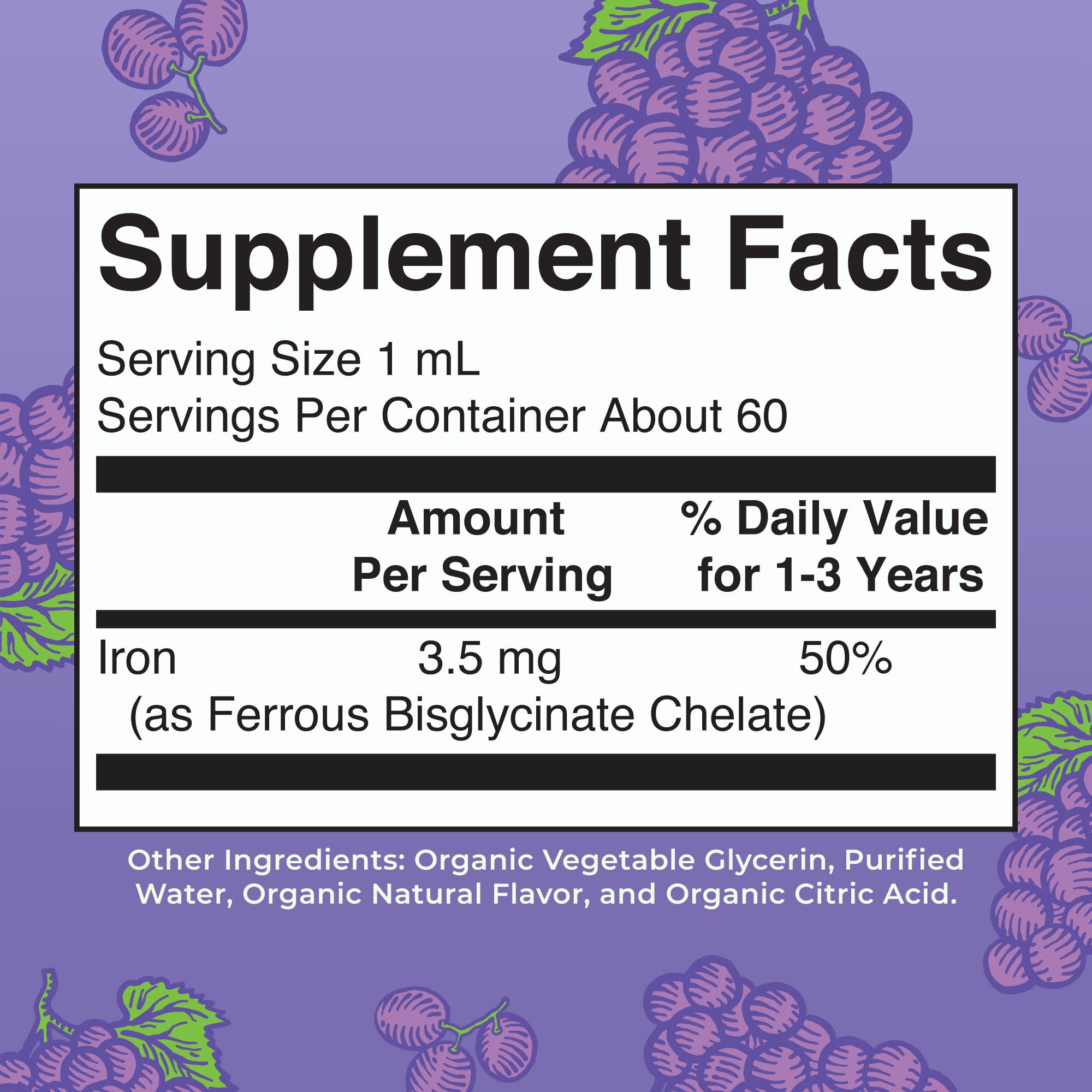 MaryRuth's Iron Supplement for Toddlers | Liquid Iron Supplement for Children Ages 1-3 | Iron Supplement for Iron Deficiency | Ferrochel | Sugar Free | Vegan | Non-GMO | Gluten Free | 2 Fl Oz MARYRUTH'SUS supplements