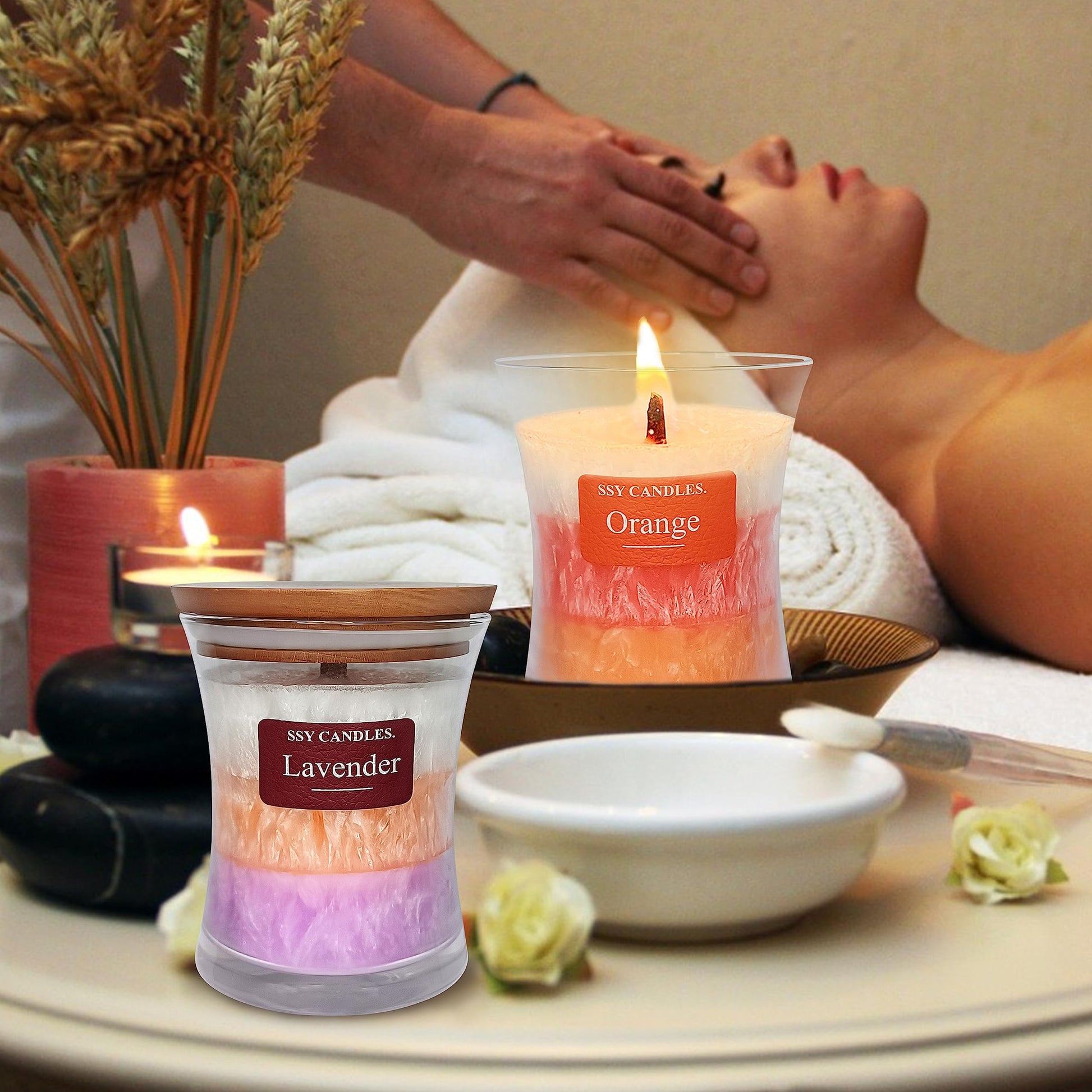 Citrus Jar Aromatherapy Candle Scented Candle Handmade Soy Candles Wood Candles Wick Fragrance SEUCRWAXAu supplements