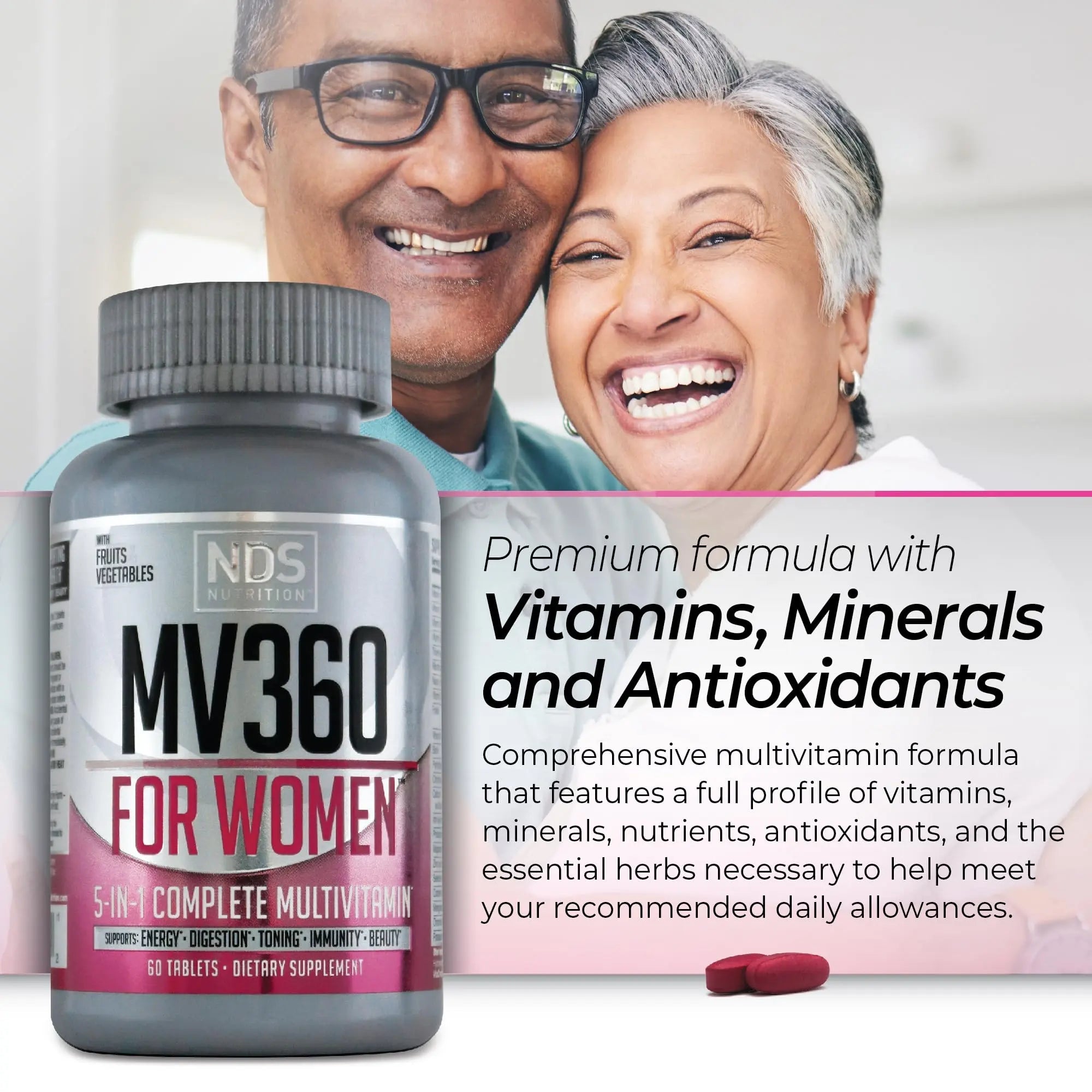 FitLife Brands Women's Nutrition MV360, 5-in-1 Complete Multivitamin with Essential Vitamins for Energy, Digestion, Toning, Immune Support FitLife BrandsAu supplements