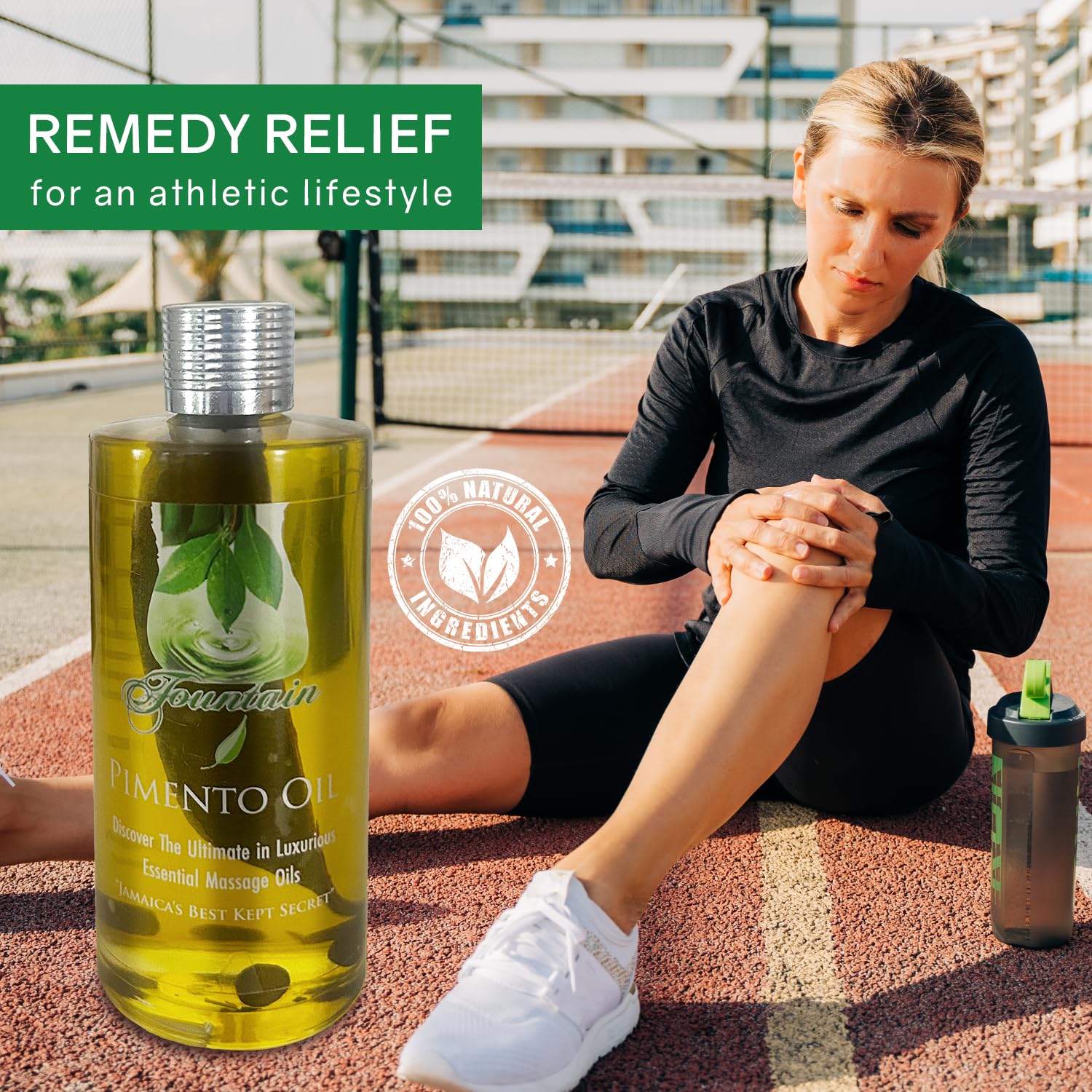 Fountain Pimento Oil 3.5oz for Natural Massage Therapy, Muscle Relief Oil FountainAu supplements