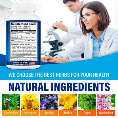 LUNGWELL Quit Smoking Aid - Made in USA - Helps to Clear Lungs & Stop LUNGWELLUS supplements