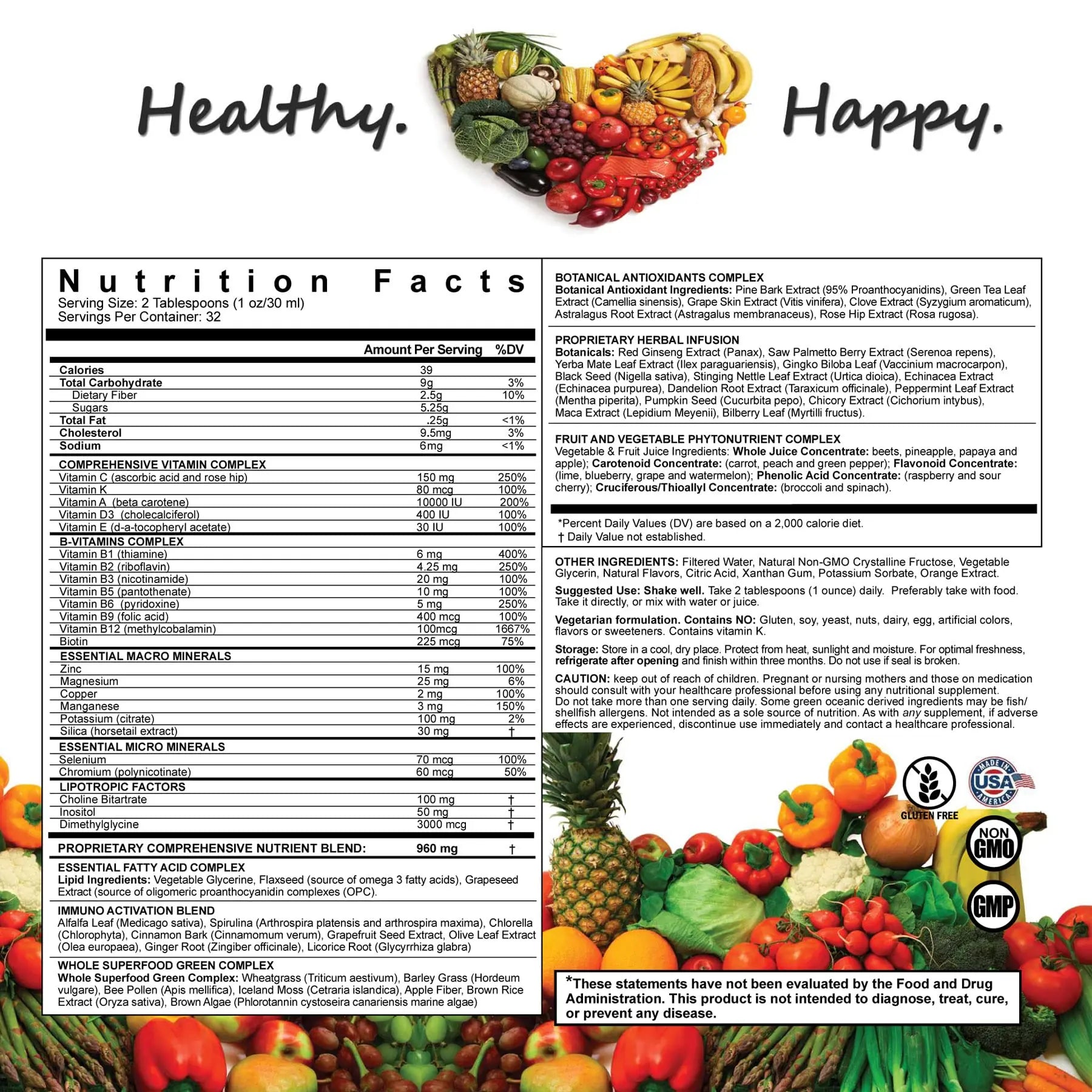 LiquiVive Liquid Vitamins Mega Nutrition | Vegetarian Daily Multivitamin Balance Immune Support Booster Superfood of Nature | Vitamin C D3 A B12 E K | Life MiracleAu supplements