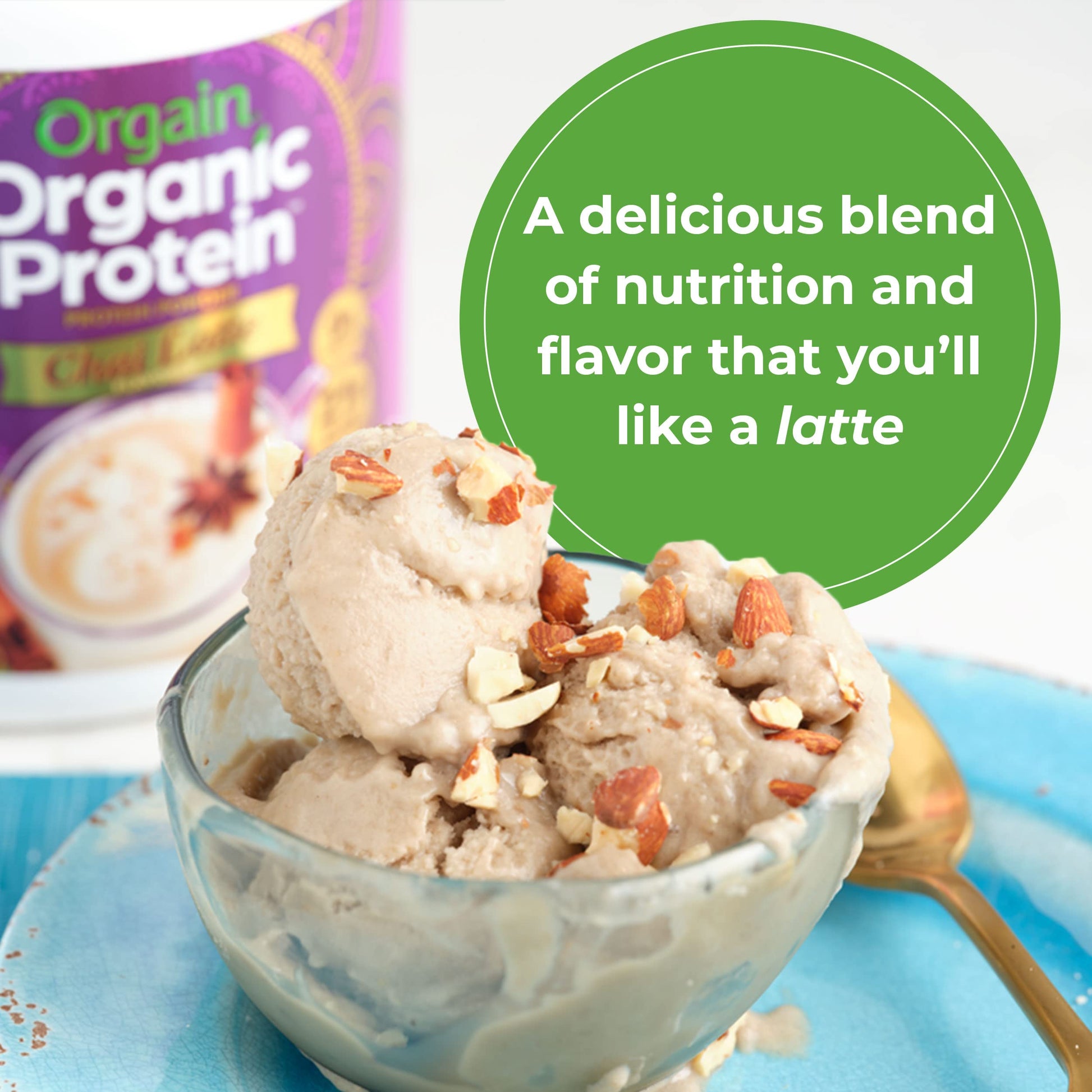 Orgain Organic Vegan Protein Powder, Chai Latte - 21g Plant Based Protein, Gluten Free OrgainUS supplements