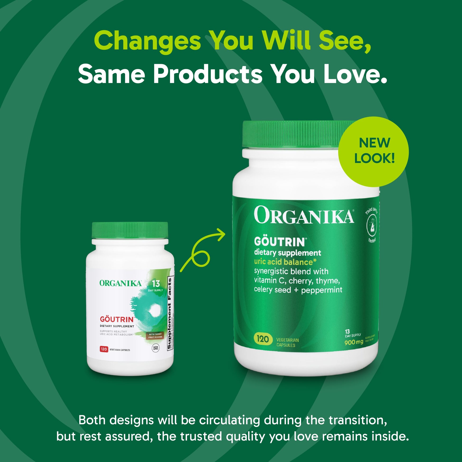 Organika Goutrin Supplement - 120ct, Pack of 3 OrganikaAu supplements