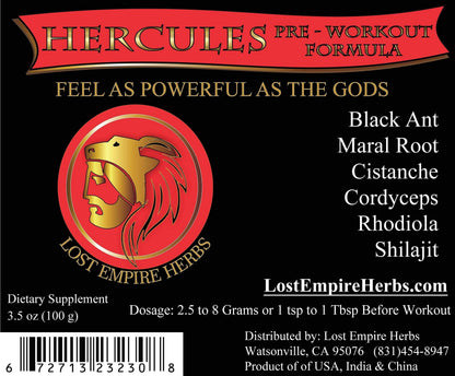 Lost Empire Herb's Pre Workout Herbal Supplement (Powder ~ 100g) || Premium Grade LOST EMPIRE HERBS UNLEASH THE POWER OF NATUREUS supplements