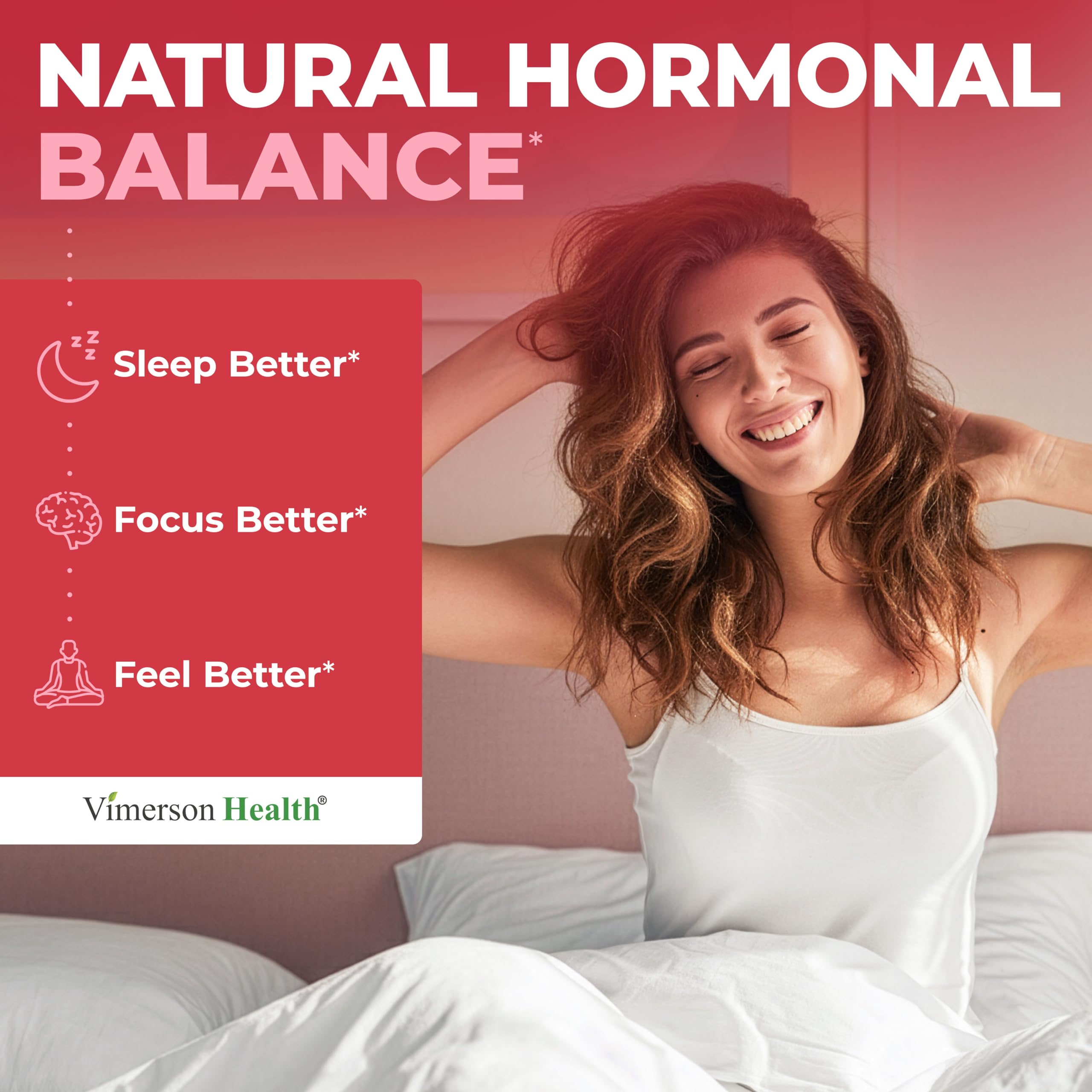 Hormone Harmony for Women with Black Cohosh, Dong Quai & Red Clover – Natural Hormone Balance for Women of All Ages – Supports PMS, Menopause & Mood – Women’s Hormone Balance Supplement – 60 Capsules Vimerson HealthAu supplements