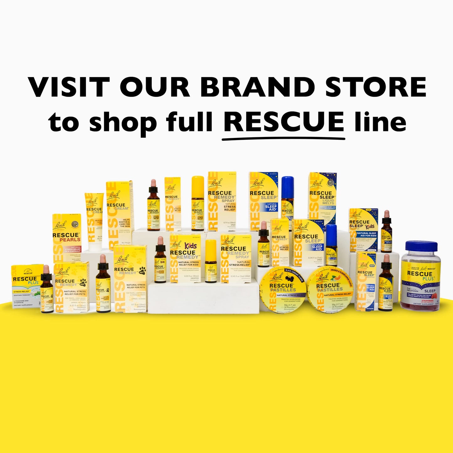 Bach RESCUE PASTILLES, Orange and Elderflower Flavor, Natural Stress RESCUEUS supplements