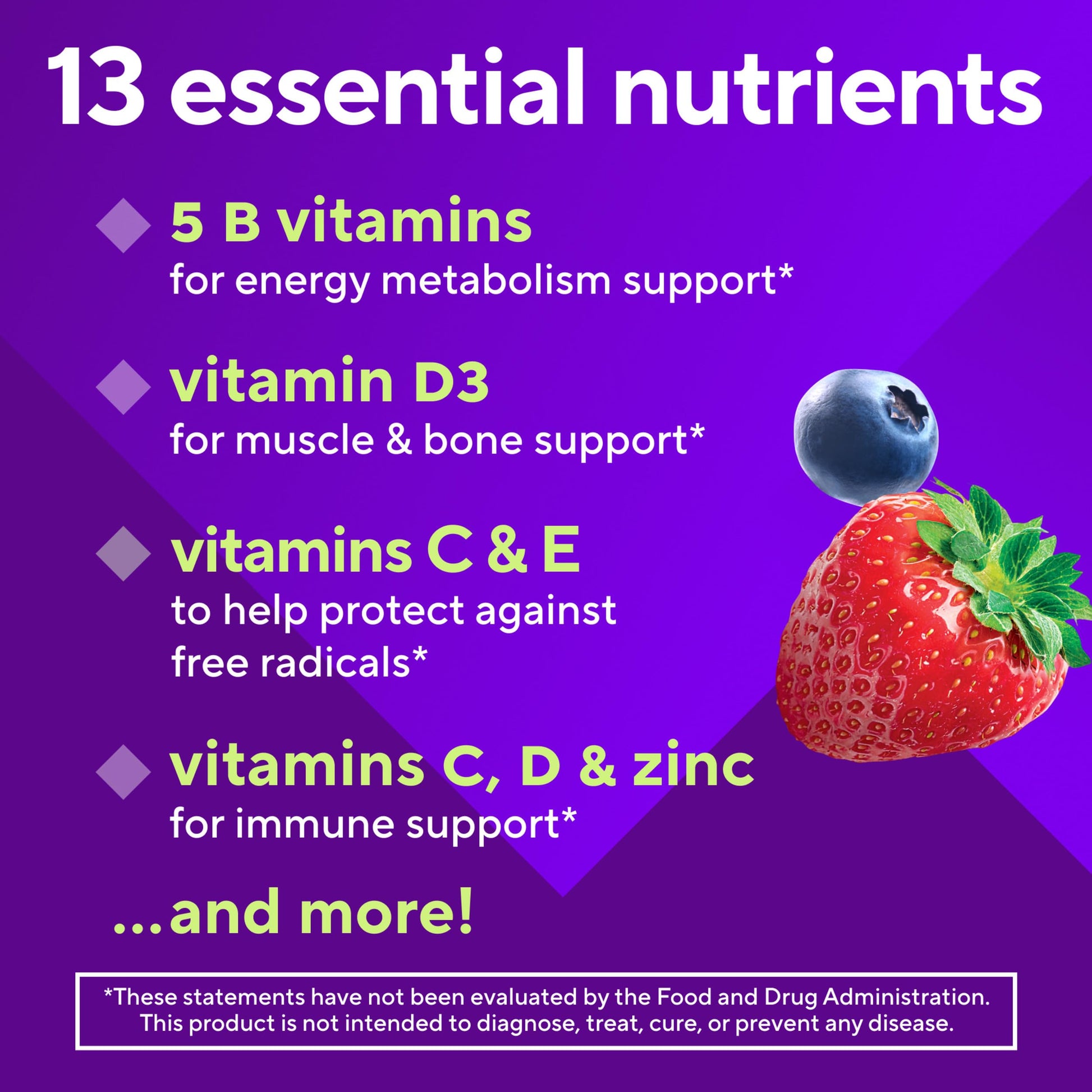 vitafusion Sugar Free Men’s Multi Daily Gummy Multivitamins, Supports Energy Metabolism, Muscle and Immune Health VitafusionAu supplements