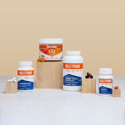 Vitamins A-D-K, 30 Softgels, 900mcg Vitamin A, with 5000 IU D3, K1, K2, K3, High Potency BulletproofUS supplements
