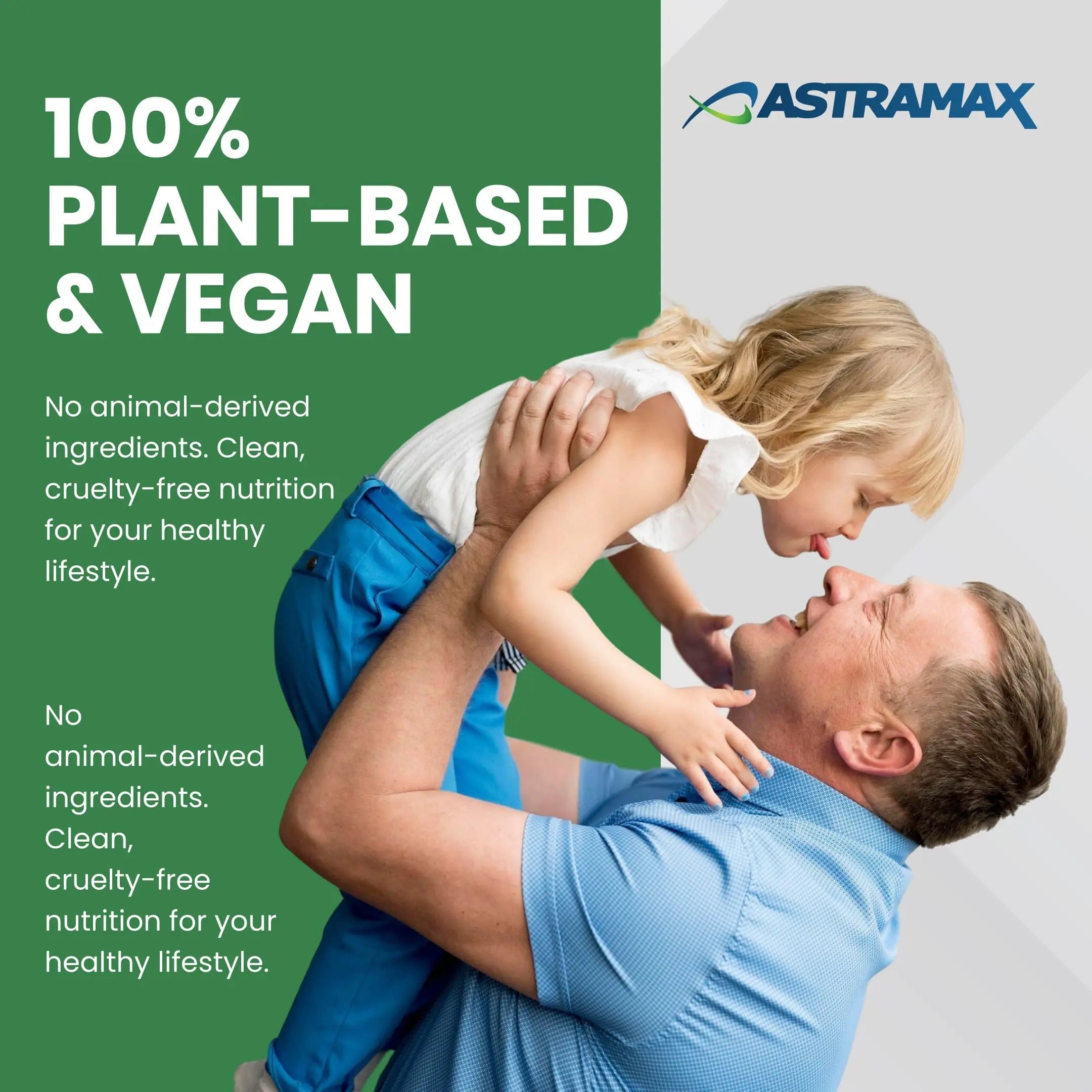 Astramax Advanced Vegan Multivitamin | Whole Food-Based Vitamin & Mineral Complex with 26 Nutrients, B12, D3, Probiotics & 42 Superfoods | AstramaxAu supplements