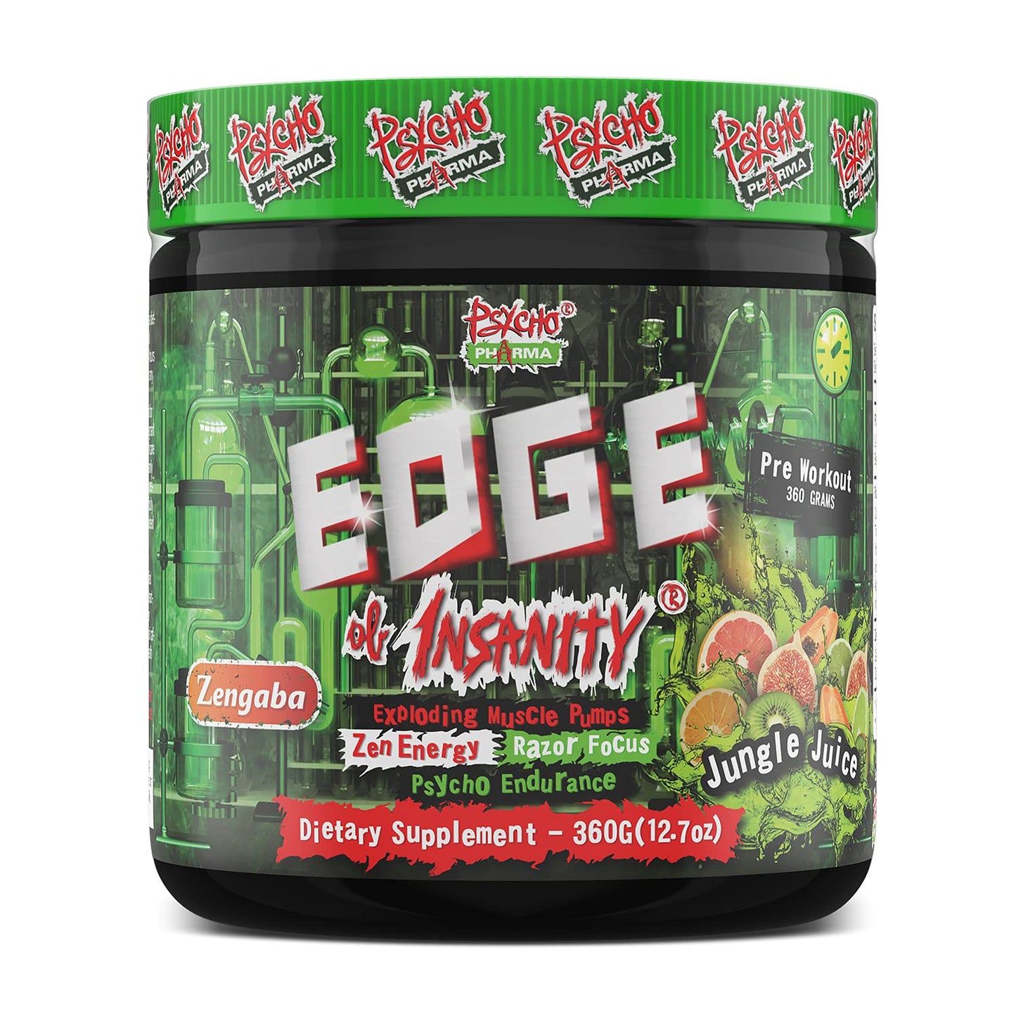 Psycho Pharma New Perfect Powders with Zengaba Energy Feel Good Focus #1 Strongest Psycho PharmaUS supplements