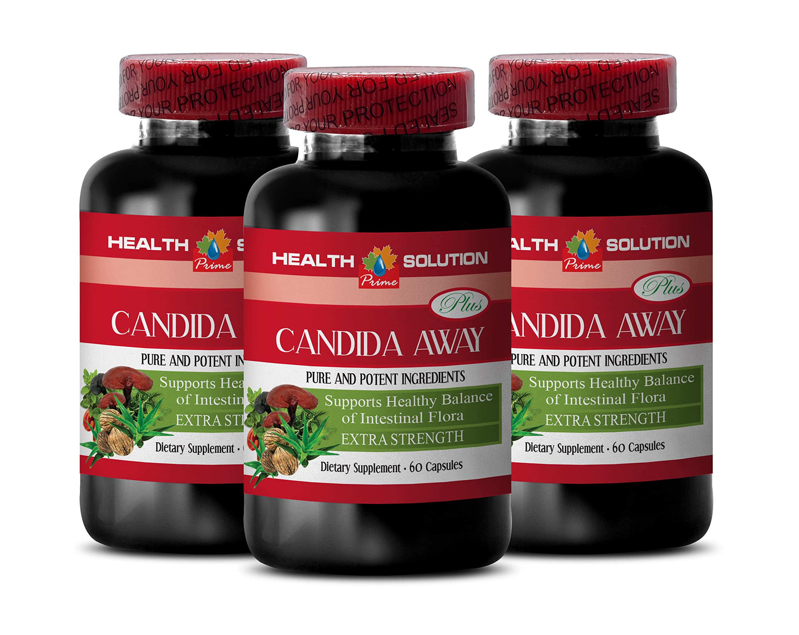 Immunity Support Supplement - Candida Away Plus - Candida Digestive - Candida Cleanse Extra Strength Health Solution PrimeAu supplements
