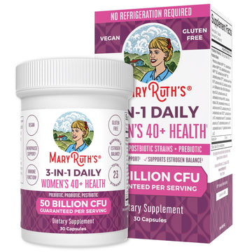 Mary Ruth's 3 in 1 Women's 40+ Health Probiotic, 30 CT MaryRuth OrganicsAu supplements